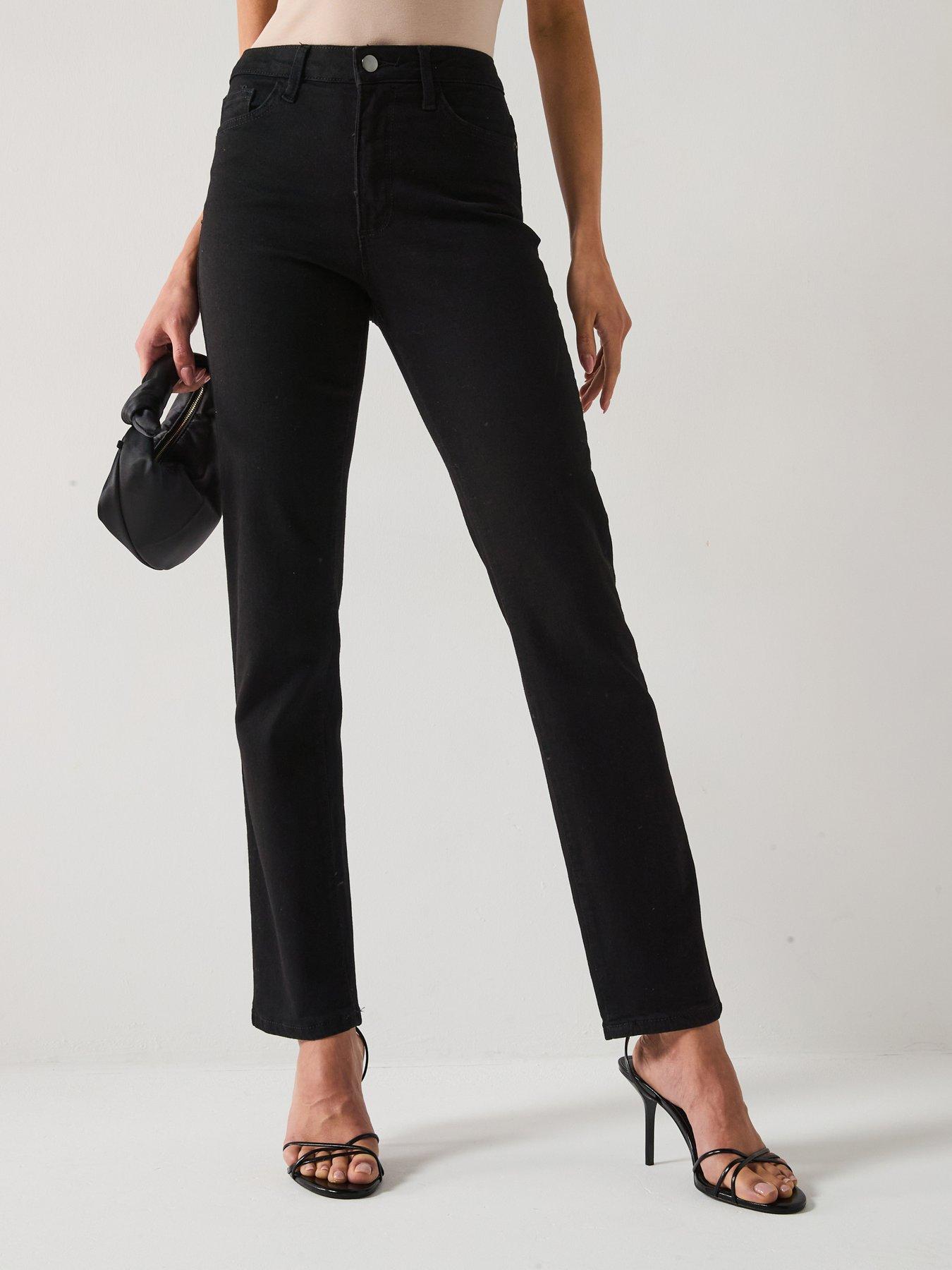 everyday-authentic-straight-leg-jeans-with-stretch-blacknbspfront