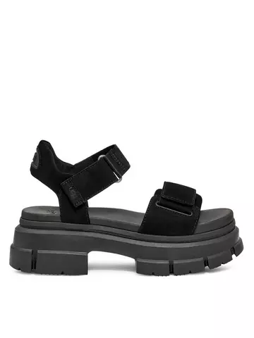 UGG Ugg Ashton Ankle Wedge Sandals - Black | Very Ireland