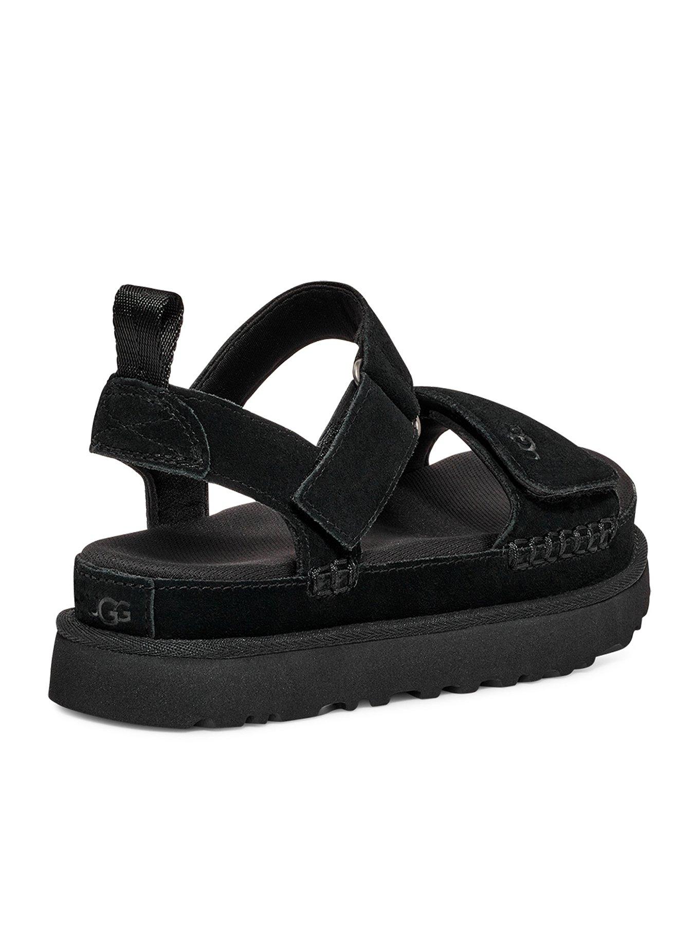 Image 4 of 6 of UGG Ugg Goldenstar Wedge Sandals - Black