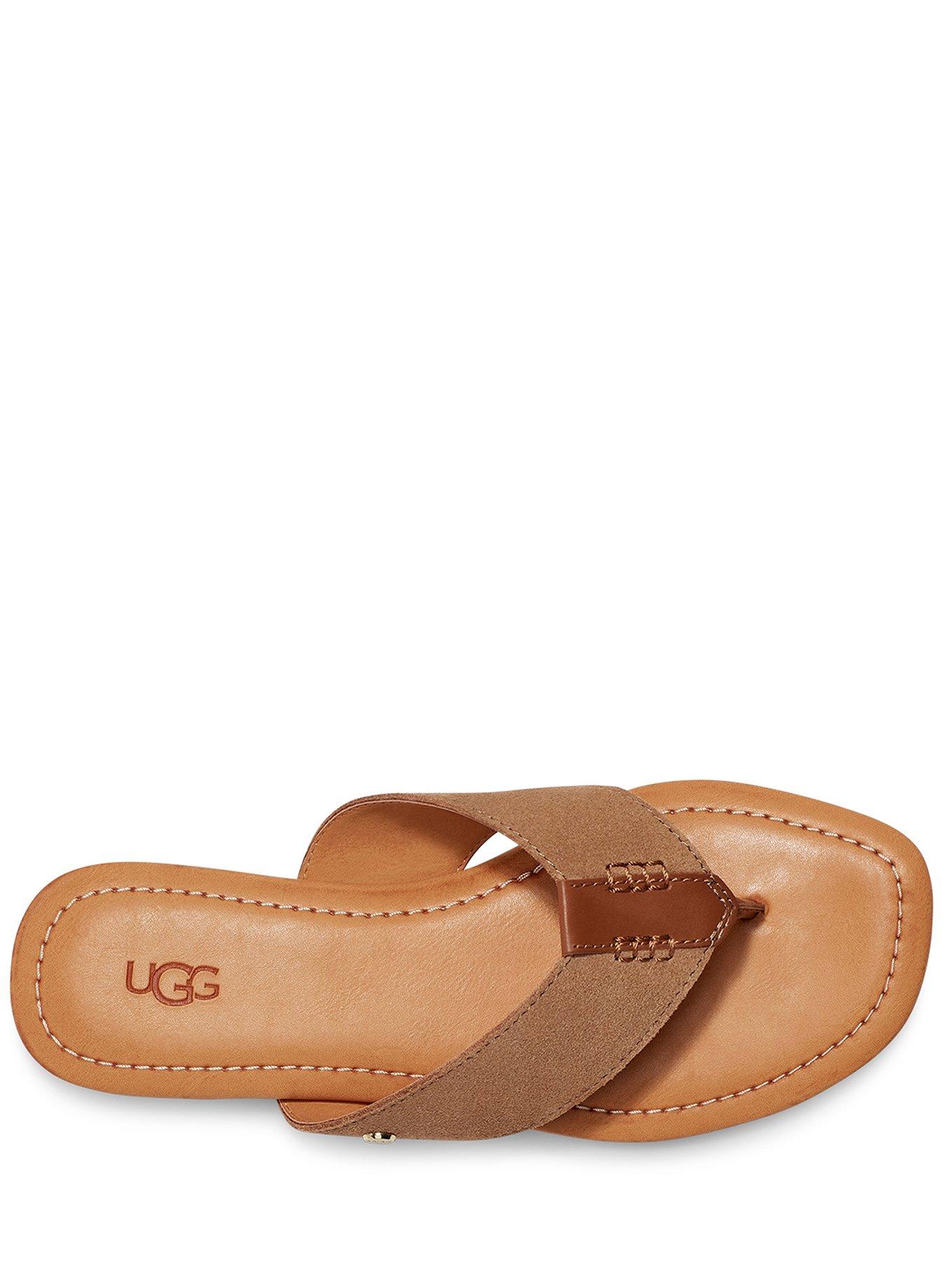 ugg-ugg-carey-flip-flops-chestnutoutfit