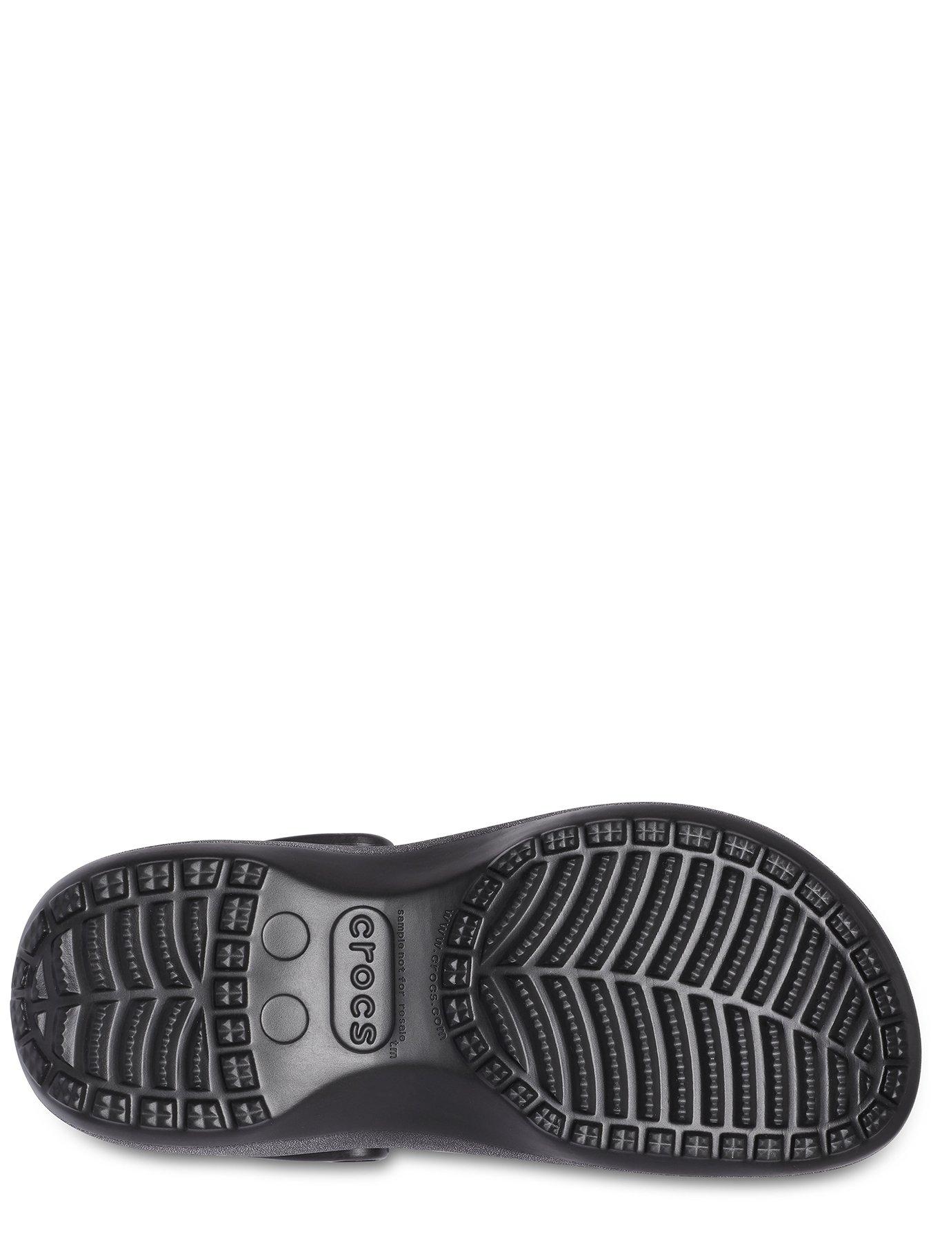 Crocs platform clog online black