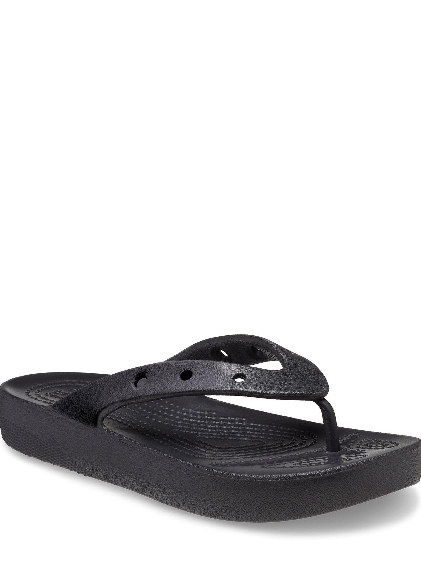 Crocs wedge flip hot sale