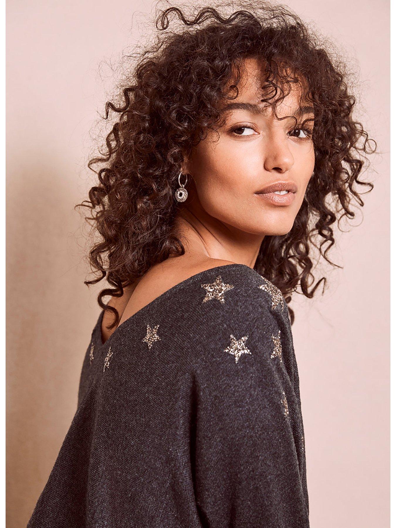 Mint velvet outlet grey star jumper