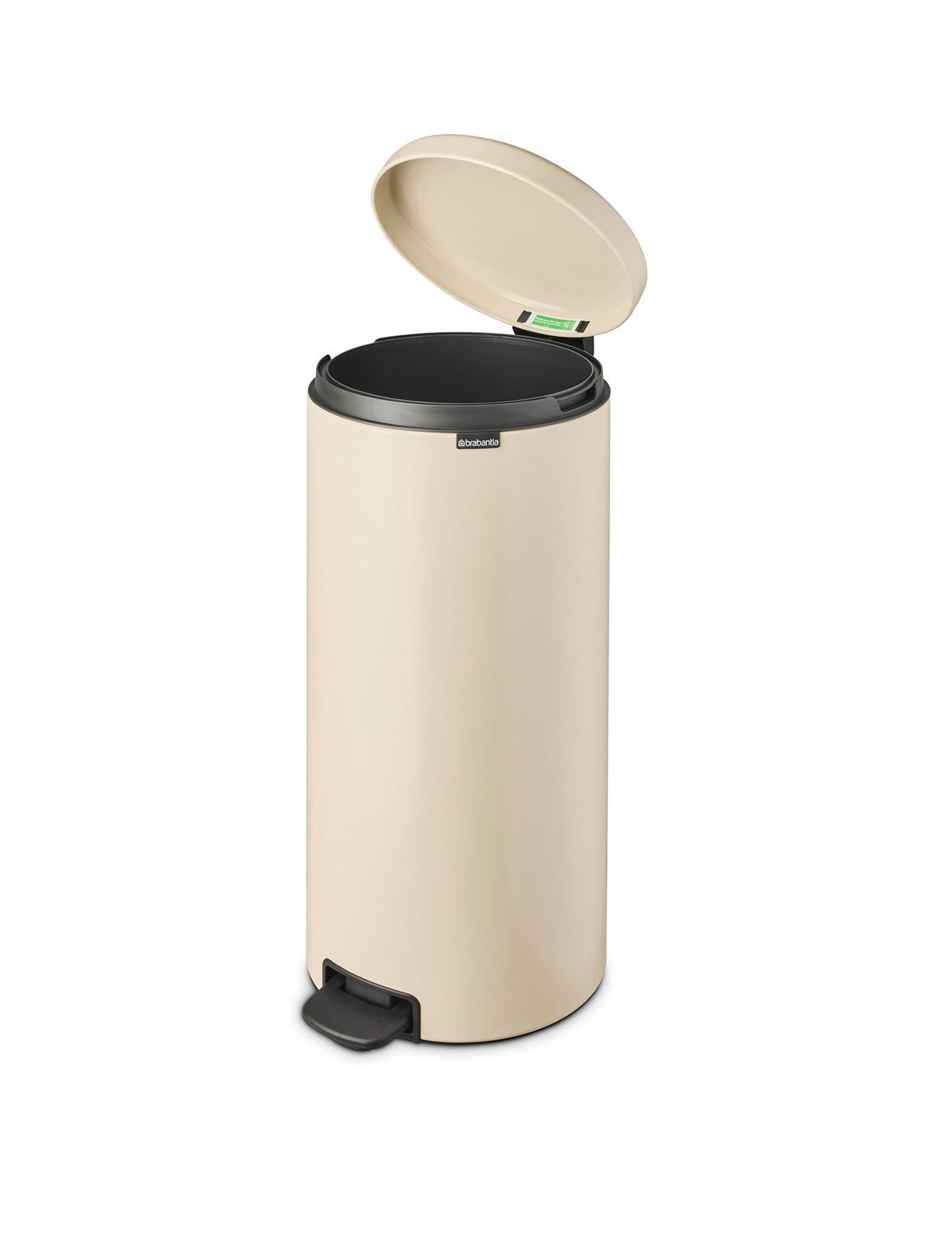 Brabantia 30-Litre NewIcon Pedal Bin in Beige