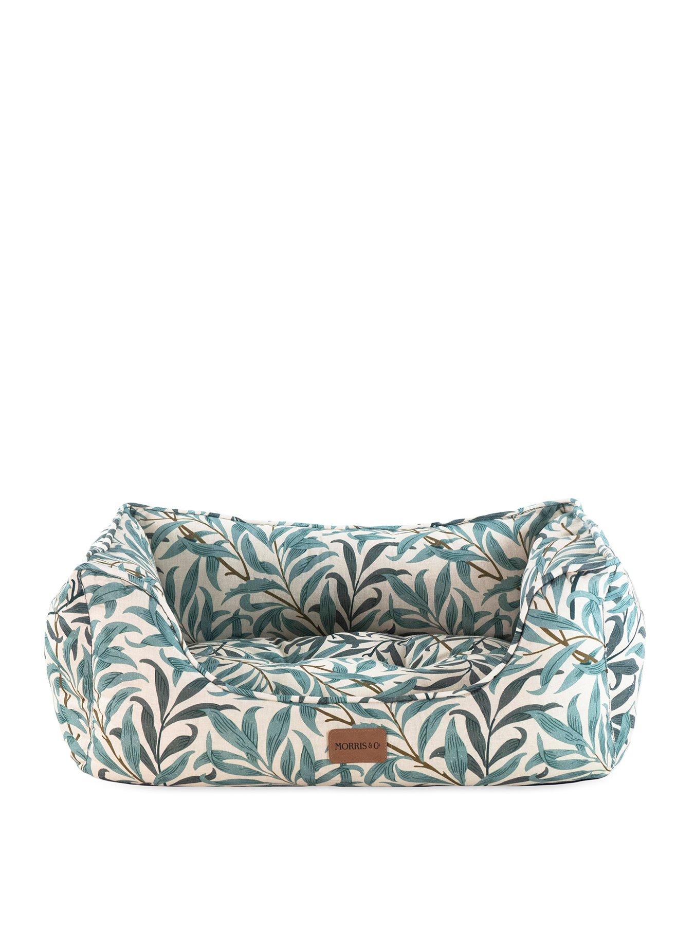 morris-co-morris-amp-co-willow-bough-print-square-pet-bed-smallfront