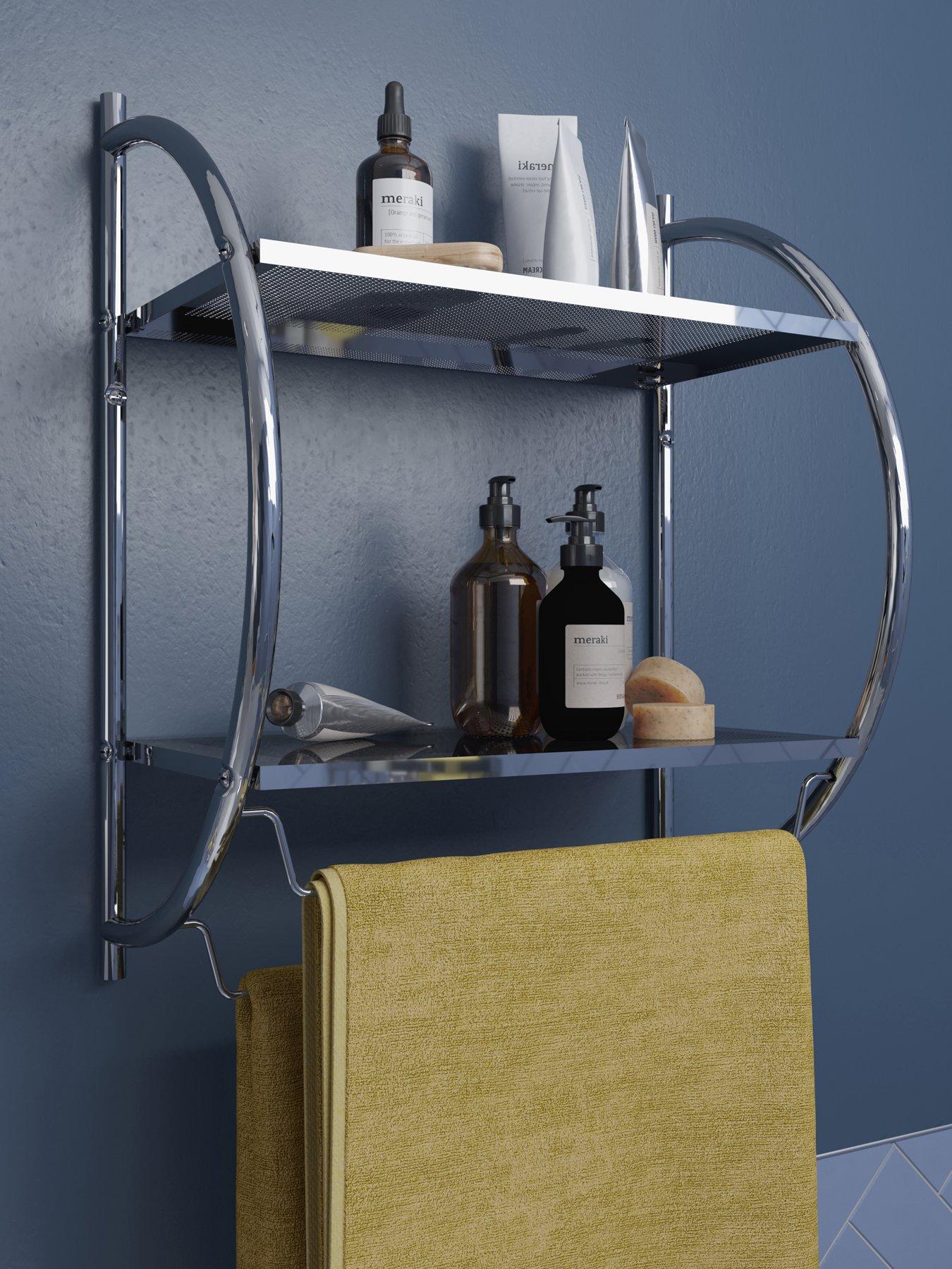 croydex-wall-mounted-curved-shelving-unit-towel-rack