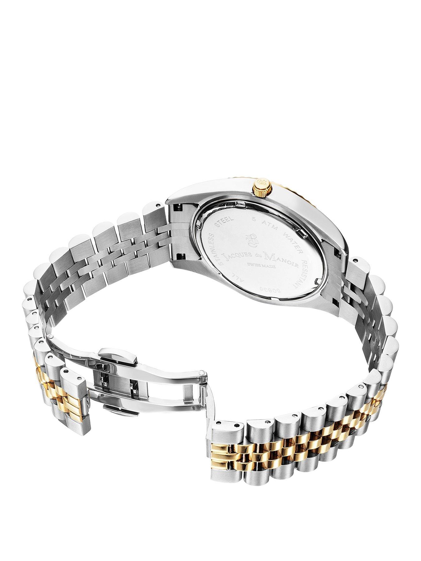 jacques-du-manoir-swiss-made-unisex-inspiration-business-silver-amp-rose-gold-plated-stainless-steel-bracelet-watchstillFront