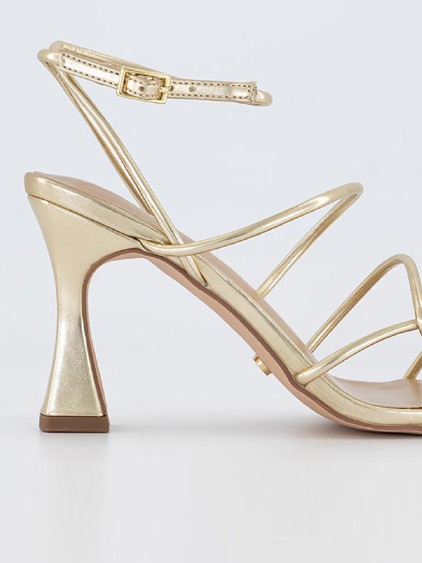 OFFICE Office Million Dollar Heeled Sandals Gold Very Ireland