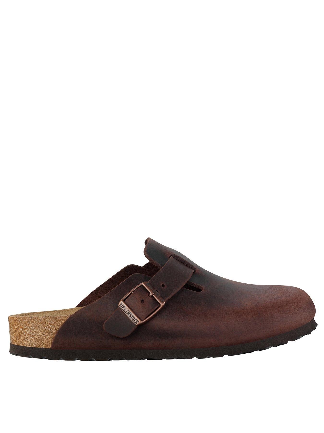 undefined Birkenstock Men's Boston Oiled Leather Sandal - Brown