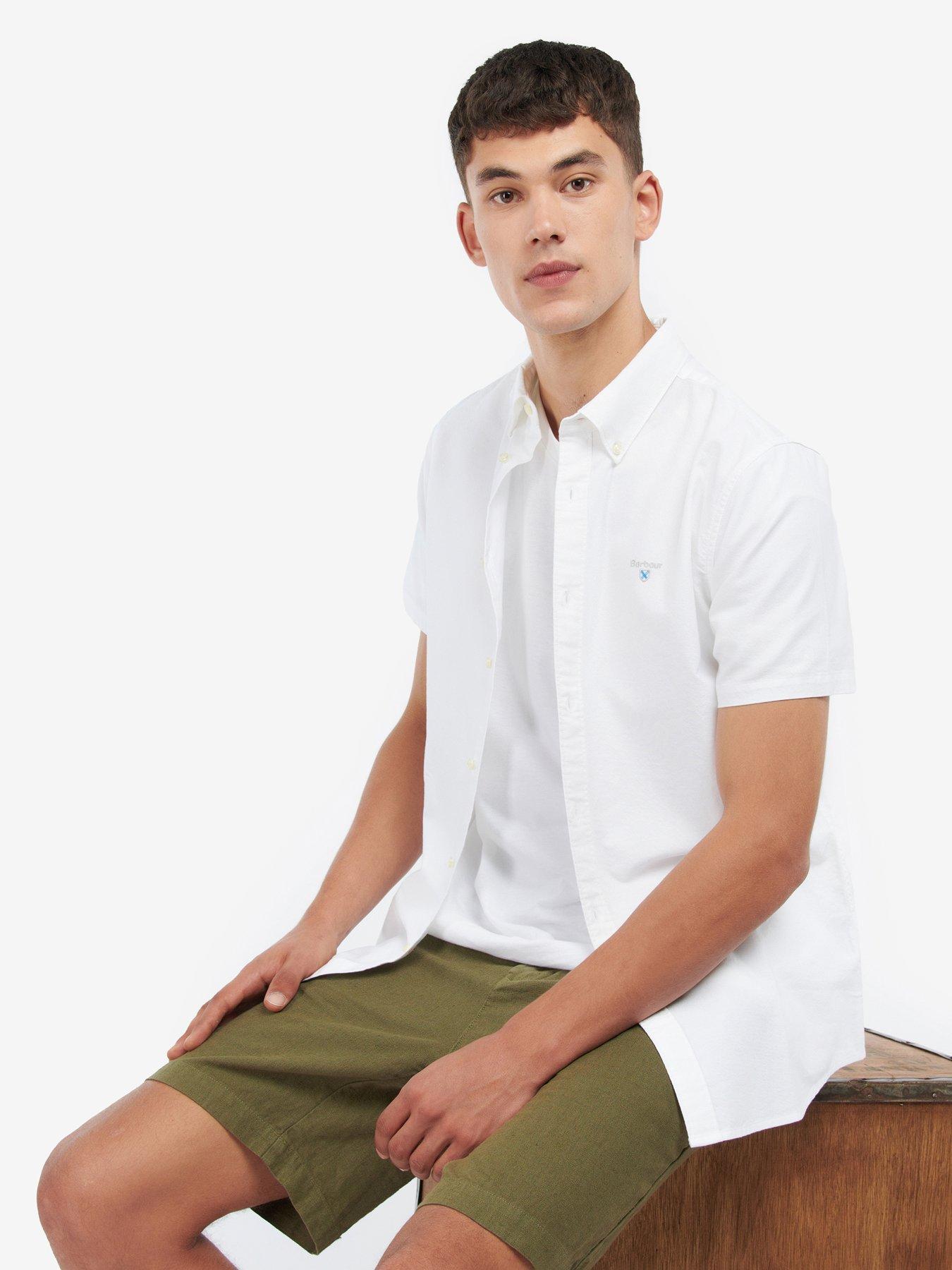 barbour-short-sleeve-oxford-tailored-fit-shirt-white