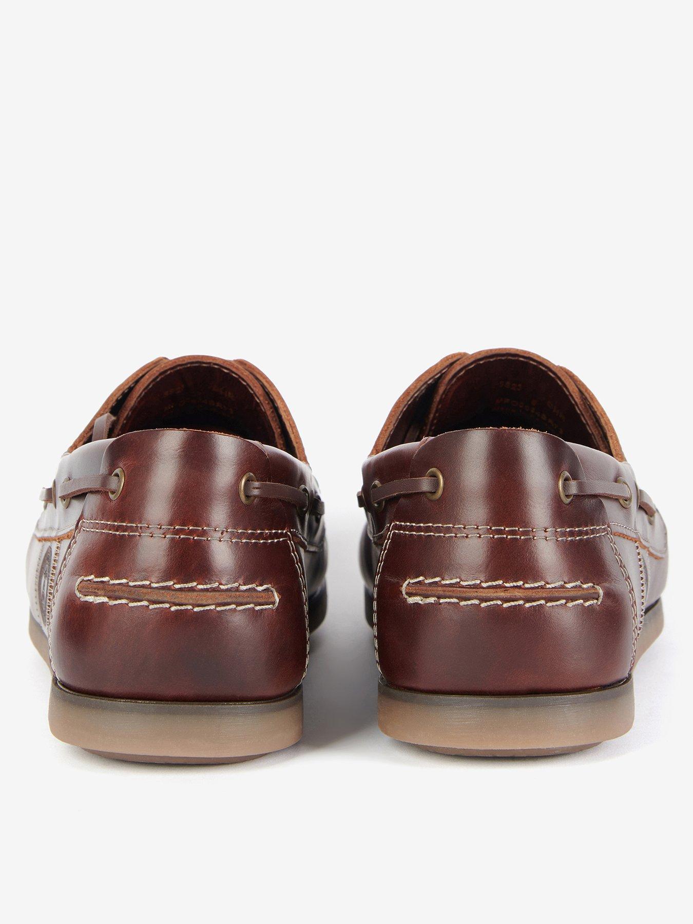 Barbour boat 2024 shoes brown