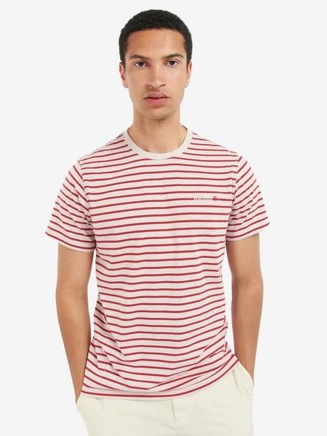 barbour-dent-stripe-t-shirt-red