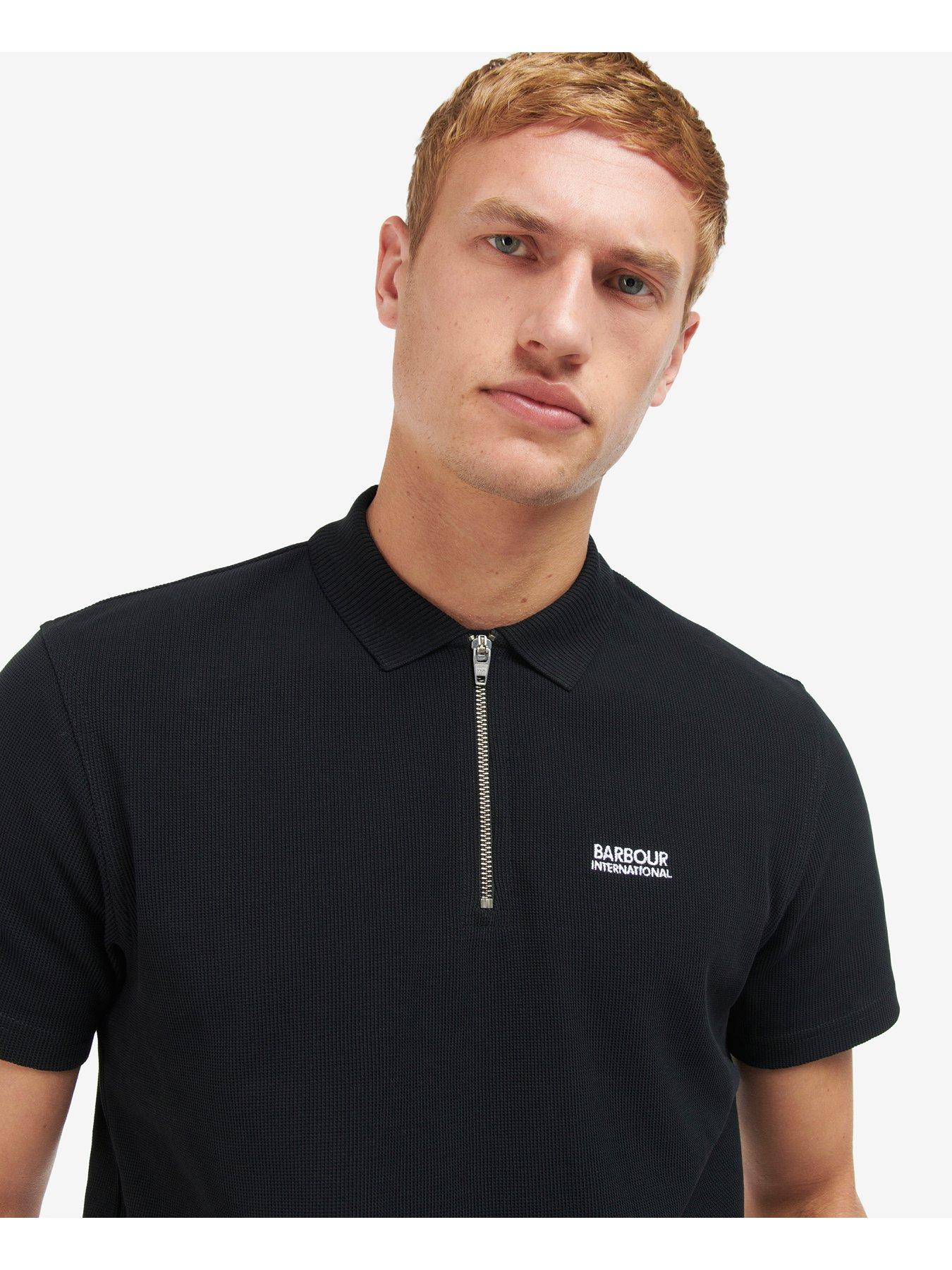 Barbour International Barbour International Gauge Polo Shirt Black Very Ireland