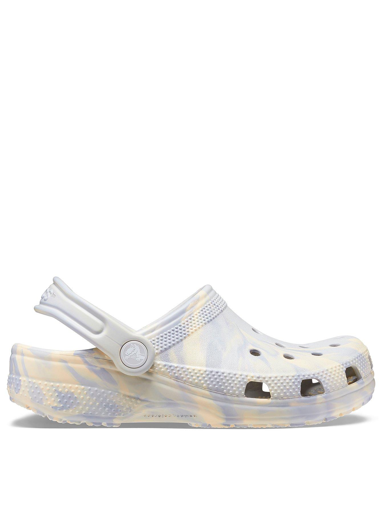 Open clog discount with holes crocs