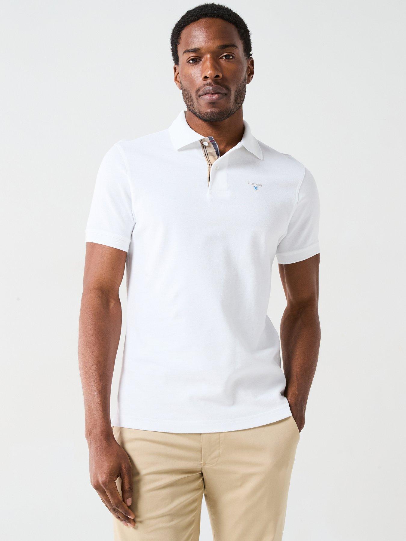 Barbour Barbour Tartan Pique Polo Shirt - White