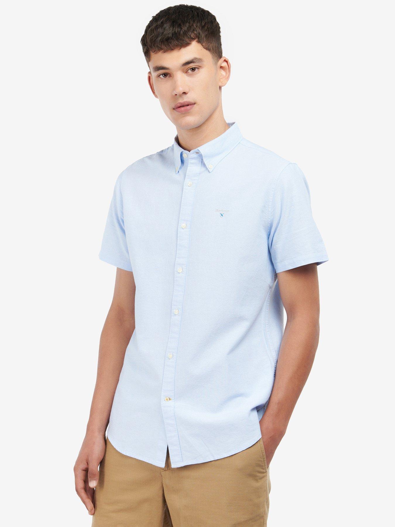 barbour-short-sleeve-oxford-tailored-fit-shirt-light-blue