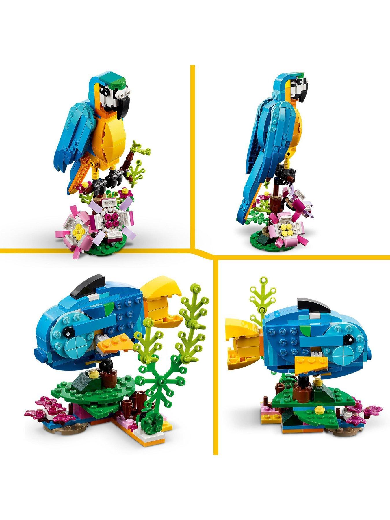 Image 3 of 8 of LEGO Creator 3-in-1 Exotic Parrot Building Set 31136