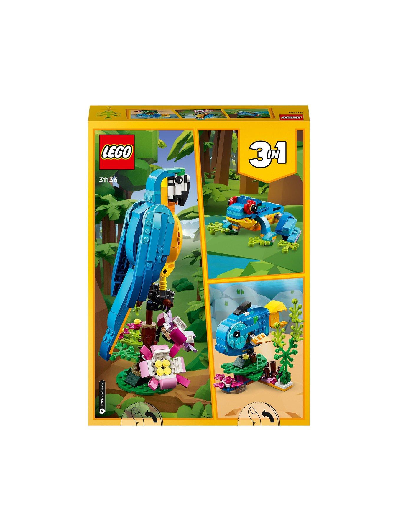 Image 7 of 8 of LEGO Creator 3-in-1 Exotic Parrot Building Set 31136