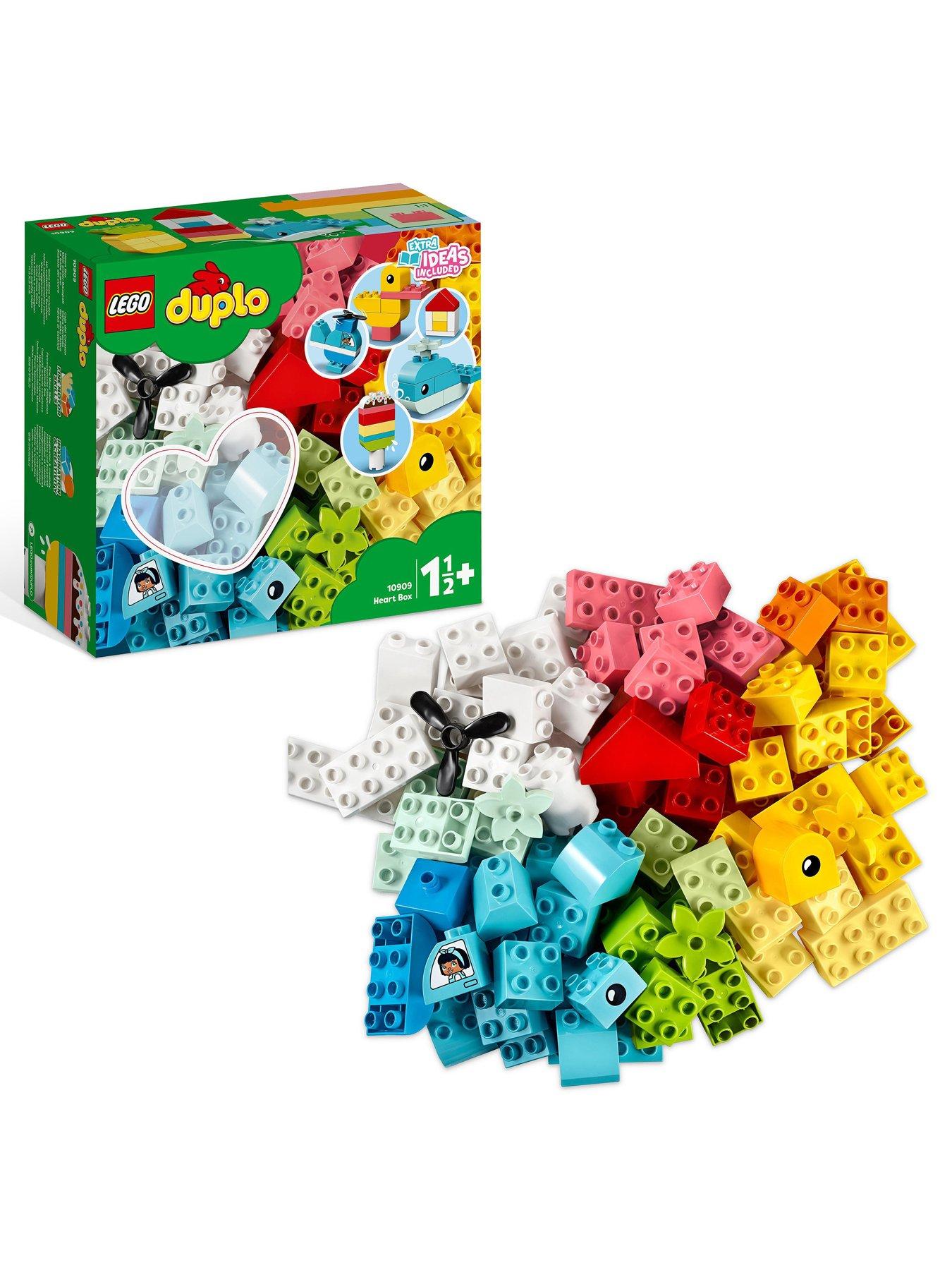 Holde en så meget LEGO Duplo Classic Heart Box Bricks Set 10909 | Very Ireland