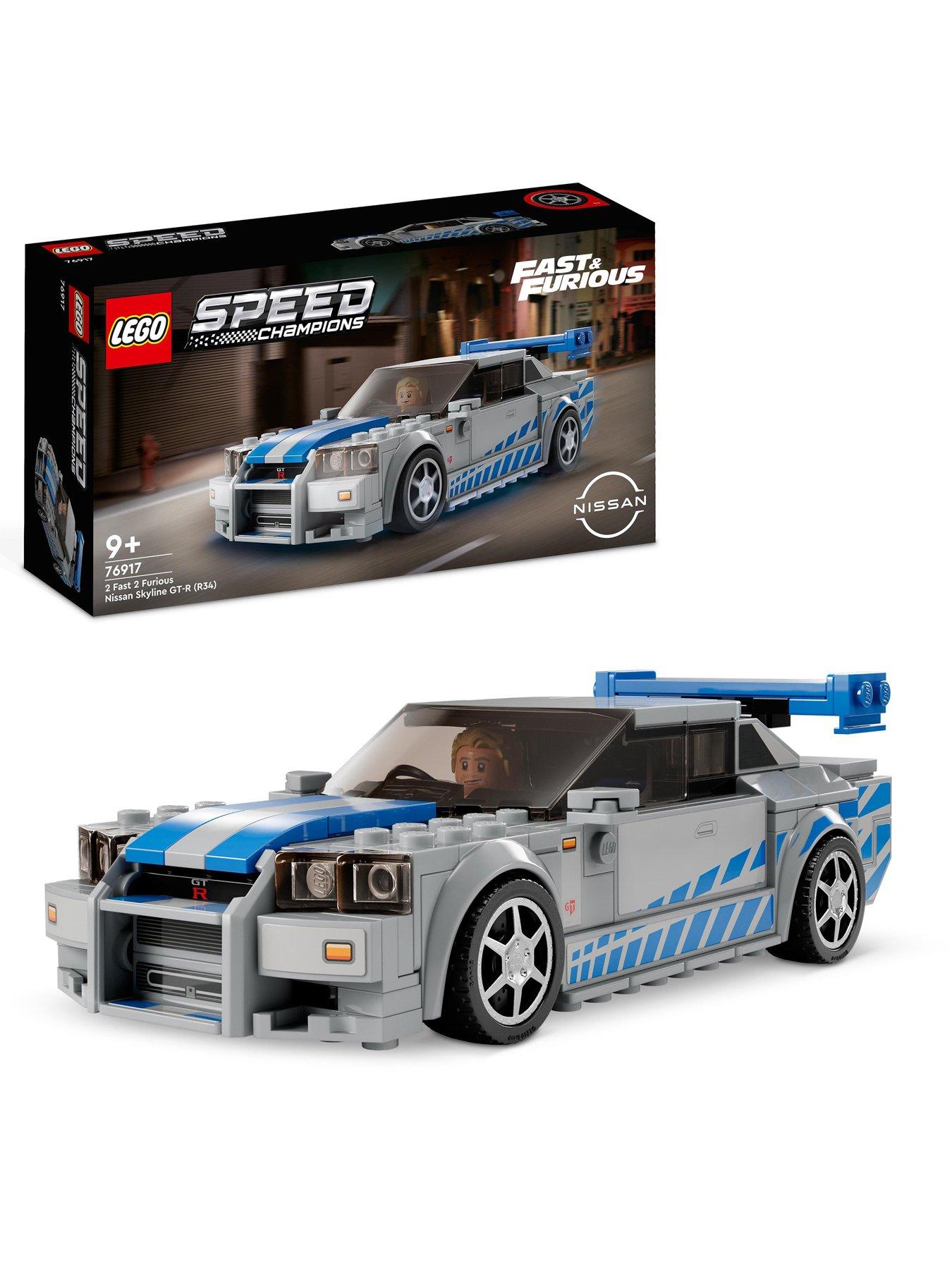 Image 1 of 8 of LEGO Speed Champions 2 Fast 2 Furious Nissan Skyline GT-R (R34) - 76917