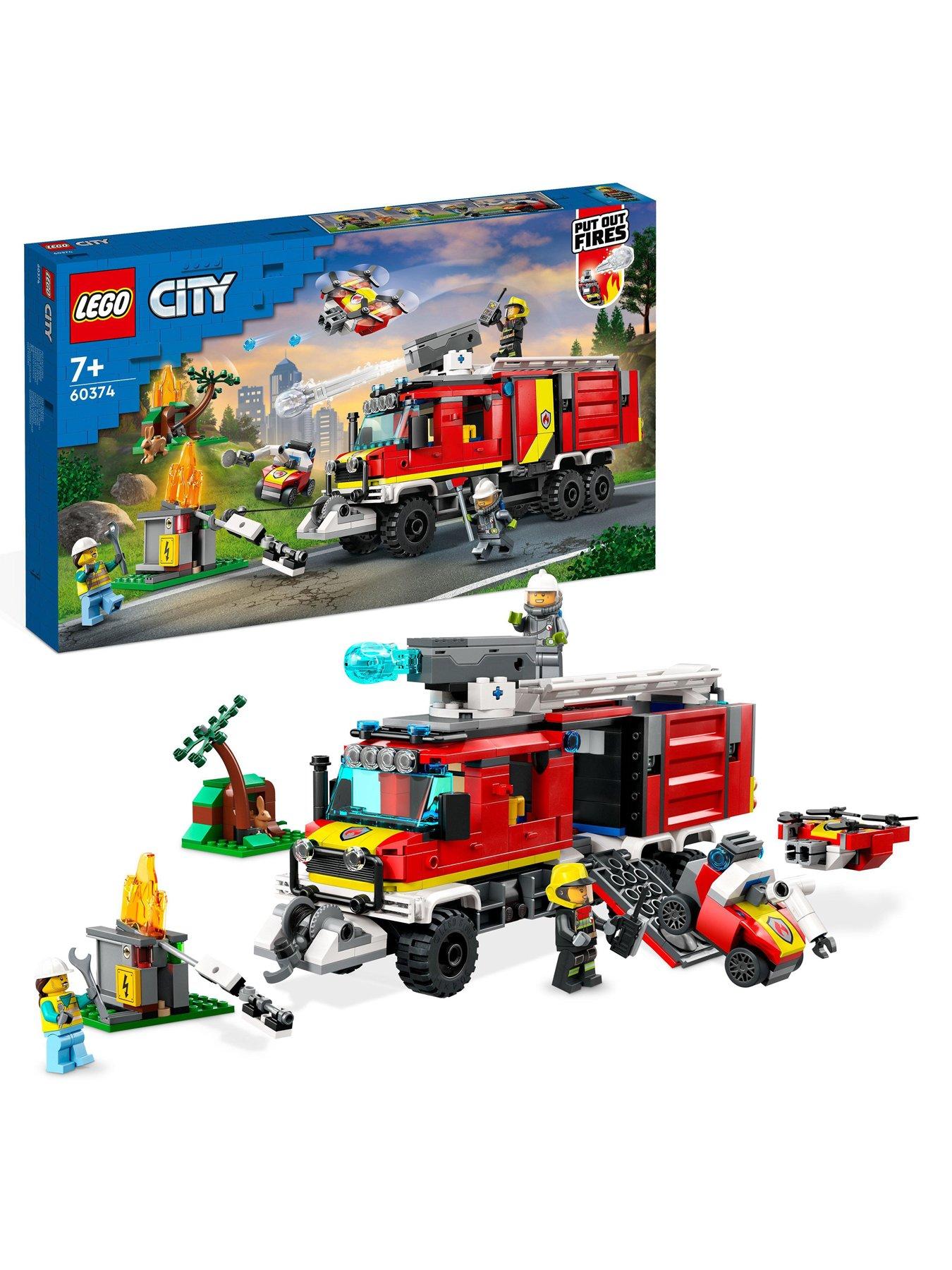 Fire Tender Joma Suez LEGO City Fire Command Unit Truck Toy