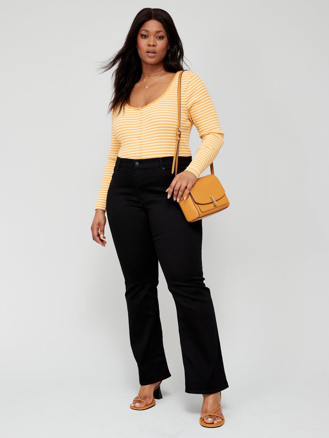 Image 3 of 4 of Levi's Plus 315 Shaping Bootcut Jeans - Soft Black