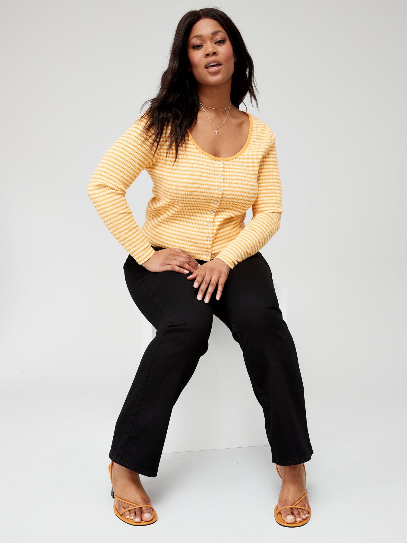 Image 4 of 4 of Levi's Plus 315 Shaping Bootcut Jeans - Soft Black