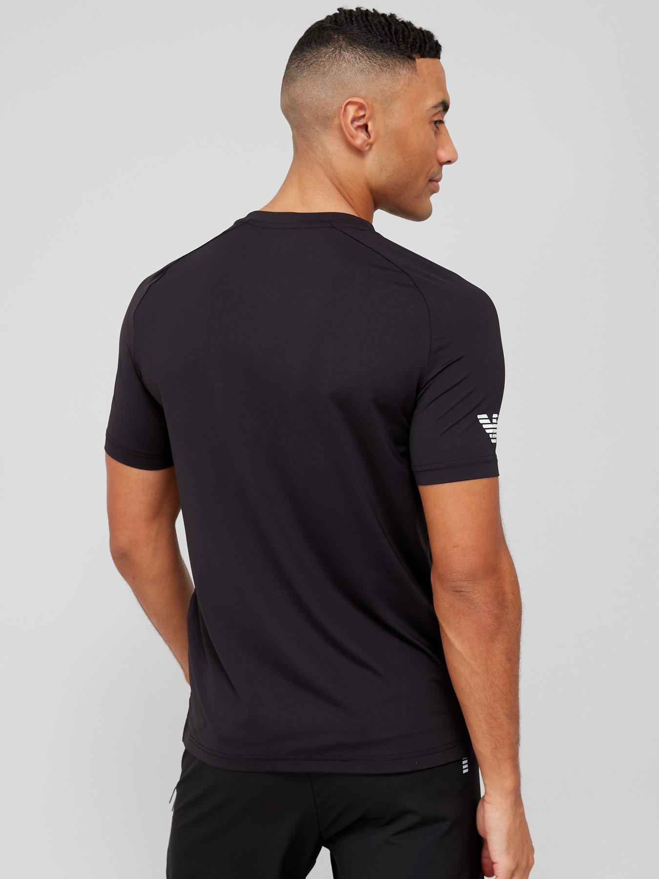 Image 2 of 4 of EA7 Emporio Armani Ventus Training T-shirt - Black