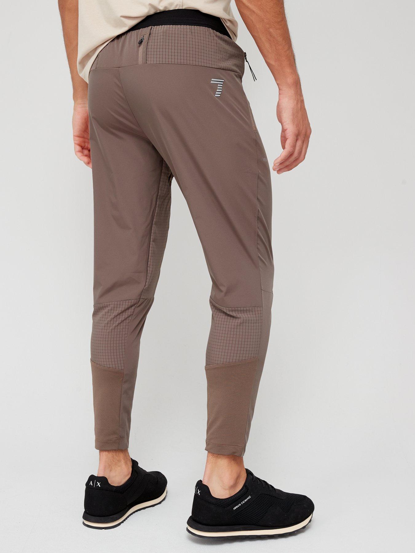 EA7 Emporio Armani Ventus Cuffed Track Pant - Grey