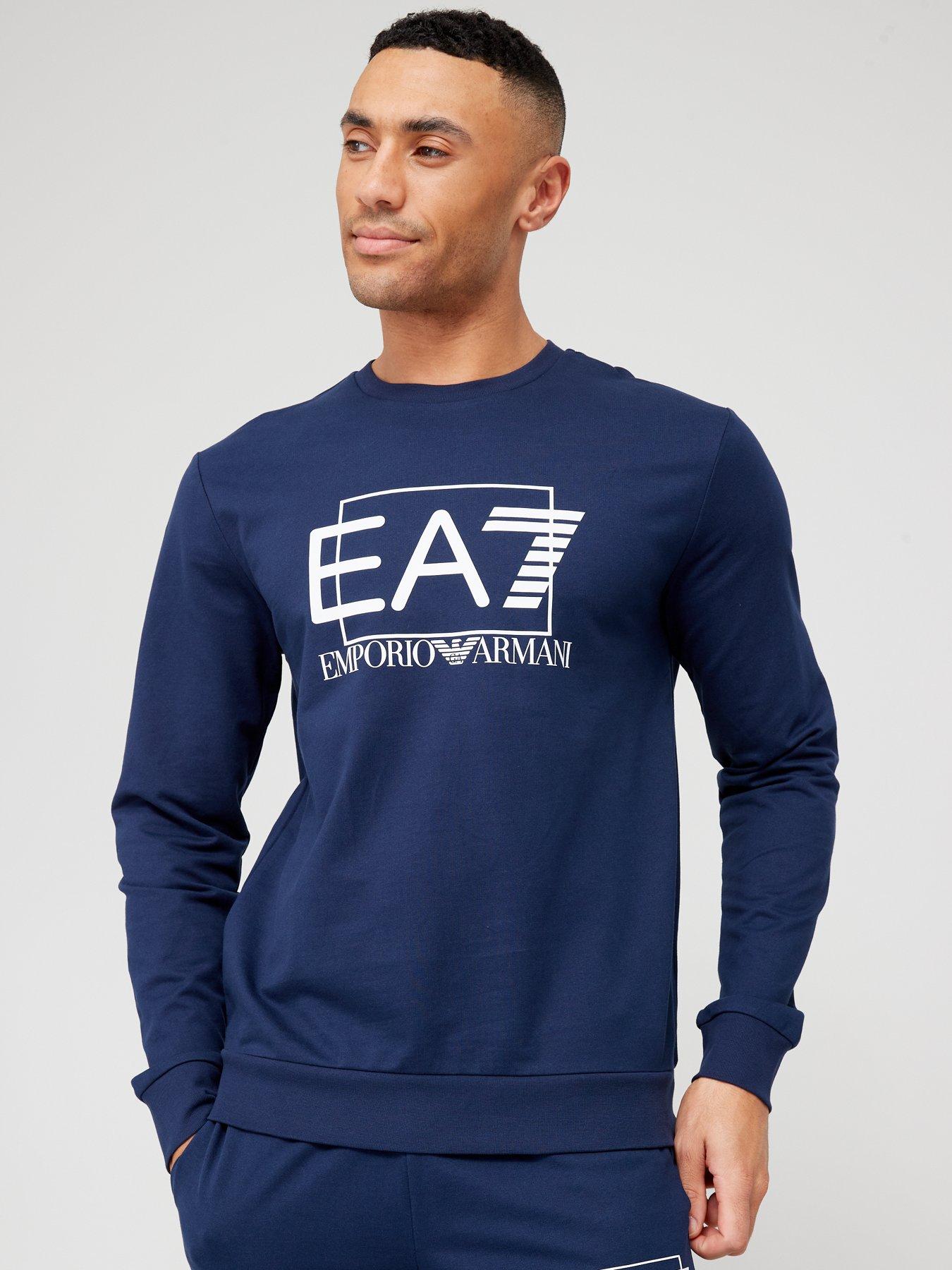 Ea7 sweatshirt clearance navy