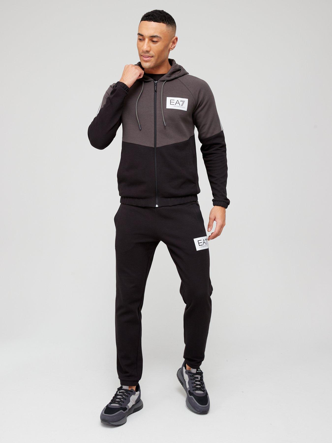 Armani hooded tracksuit sale