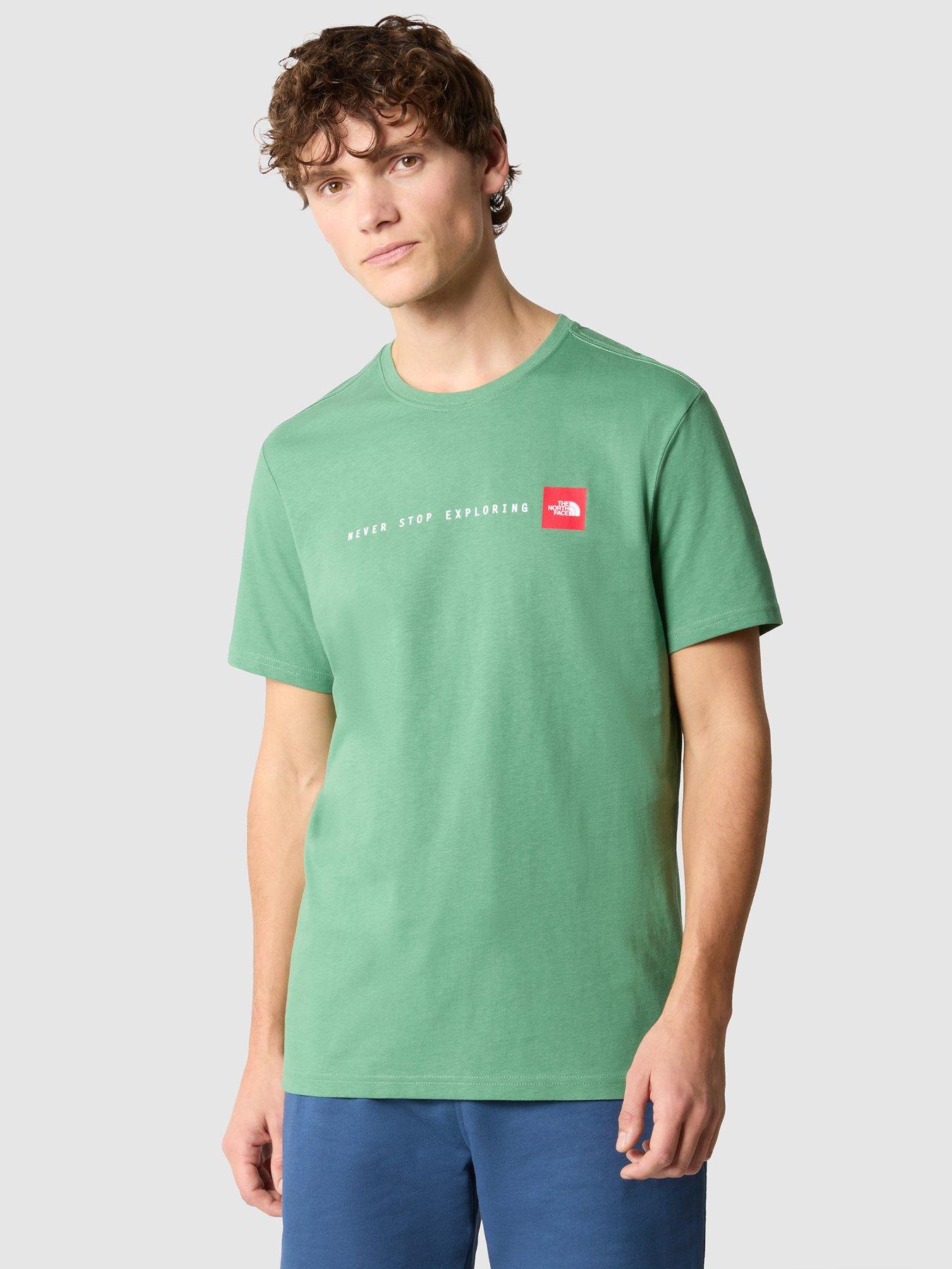 North face cheap green shirt