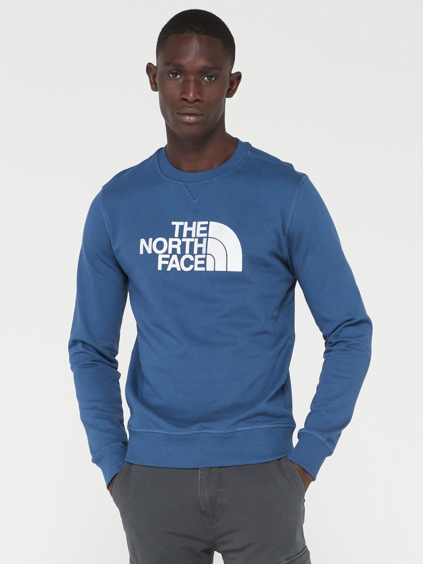 North face hot sale navy sweatshirt