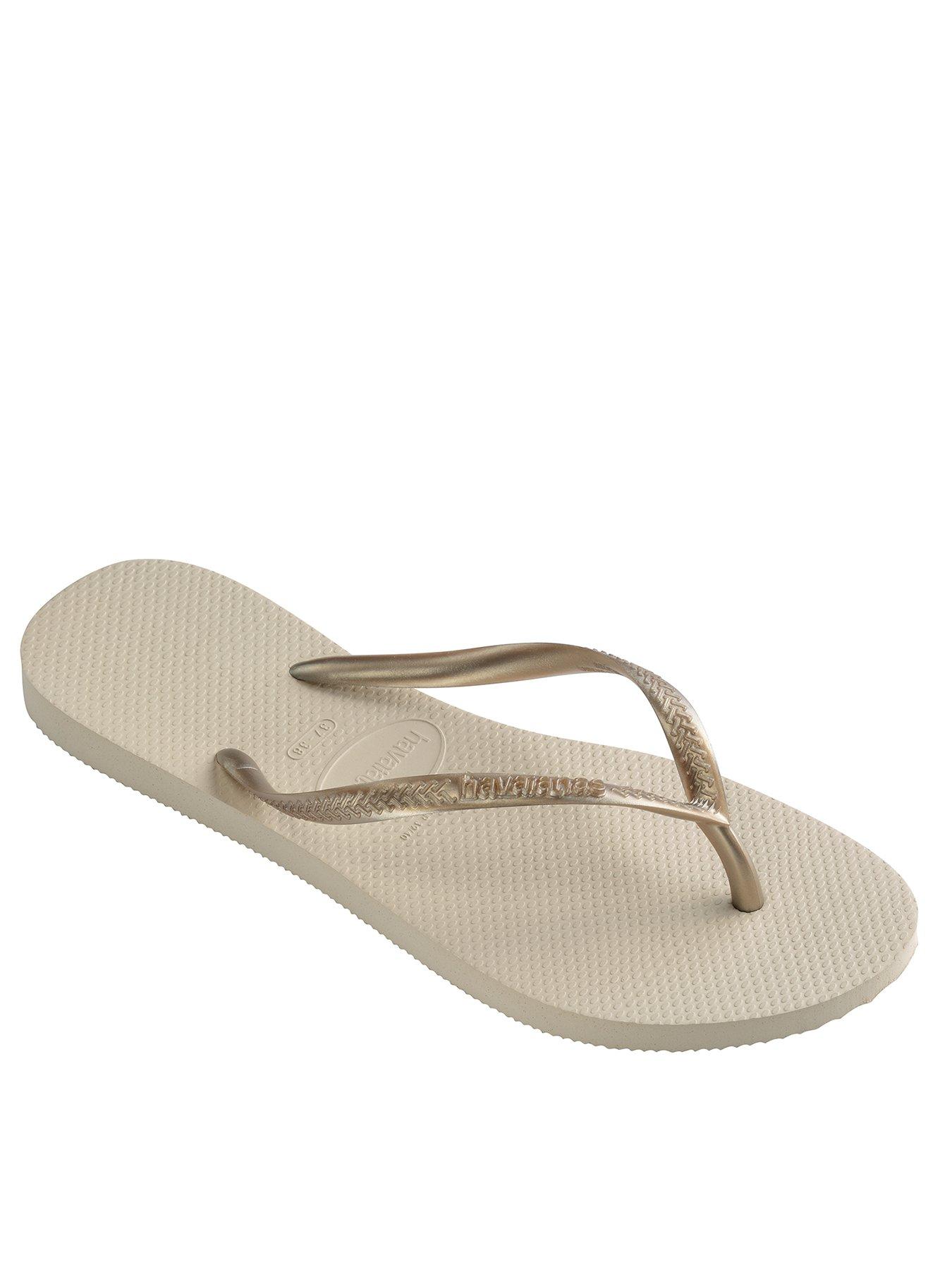 Havaianas store beige gold