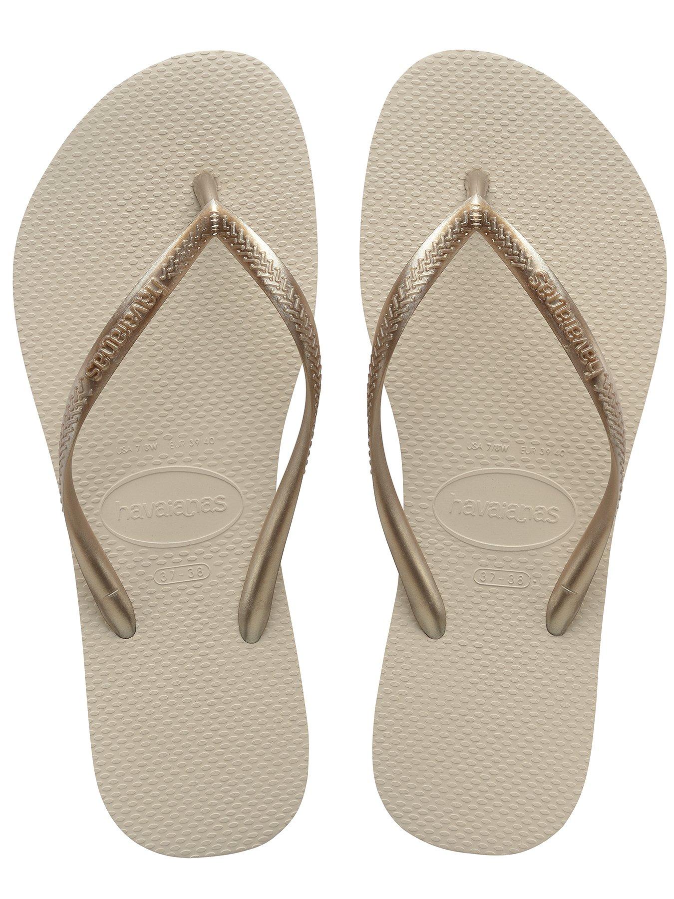 Havaianas beige sale gold