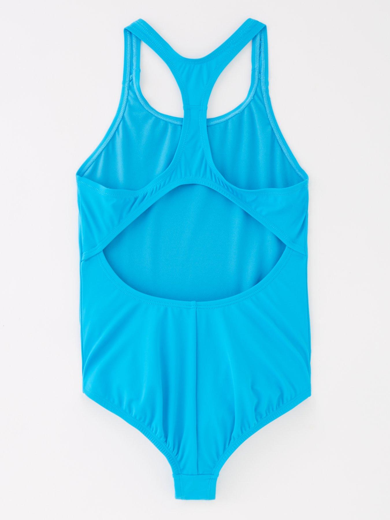 Nike Essential Big Kids' (Girls') Racerback 1-Piece Swimsuit.