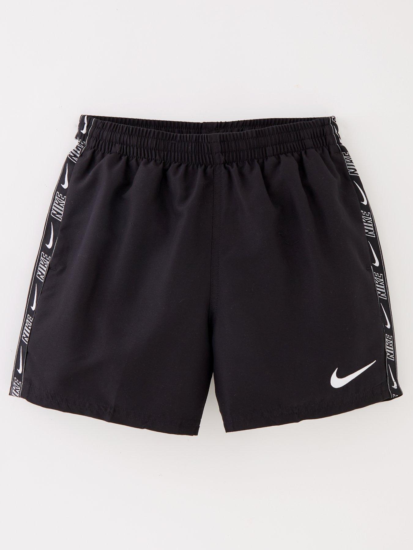 Nike Logo Tape Lap 4 Volley Short Black Very Ireland