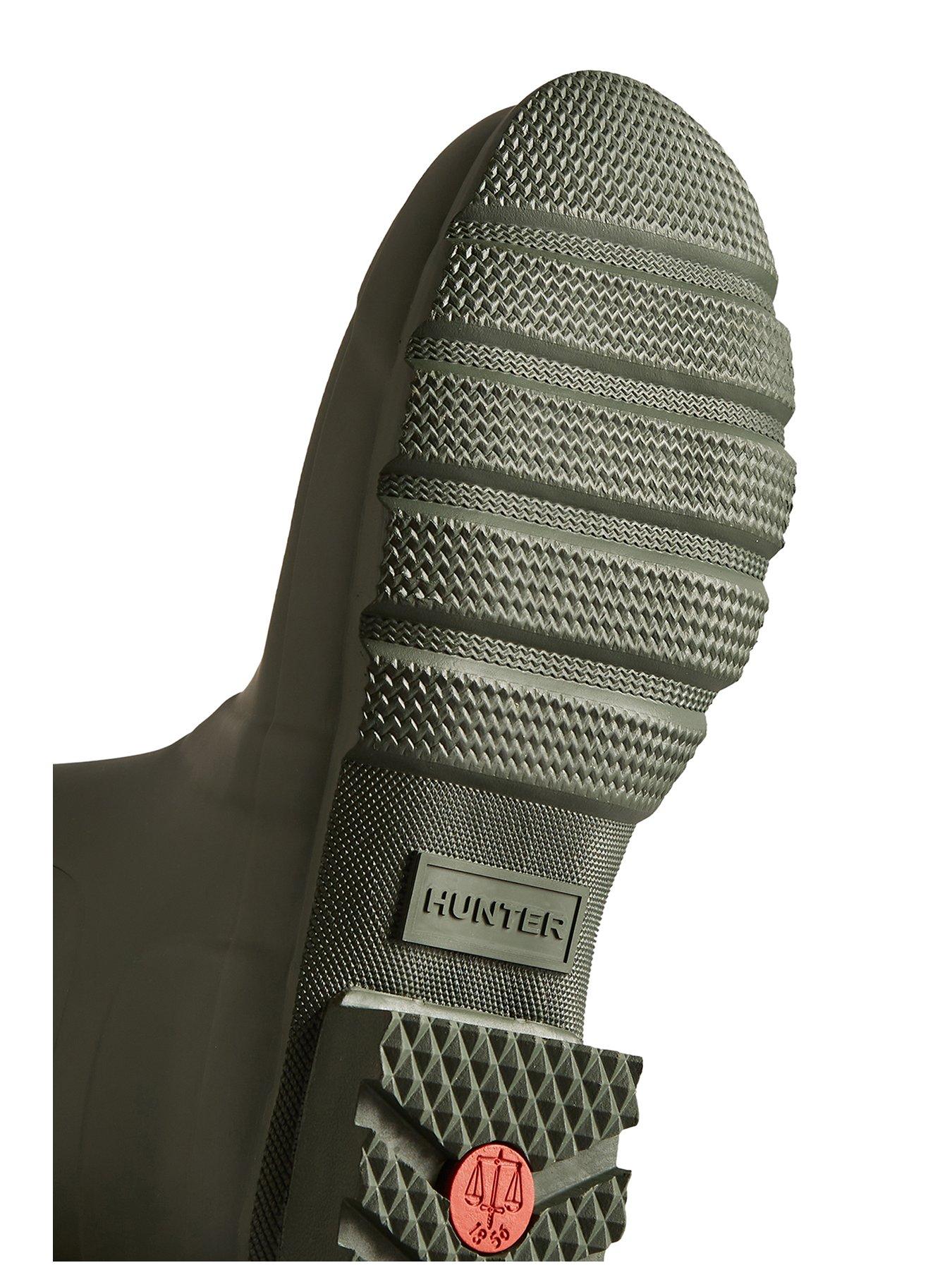 hunter-mens-original-short-boot-dark-greendetail