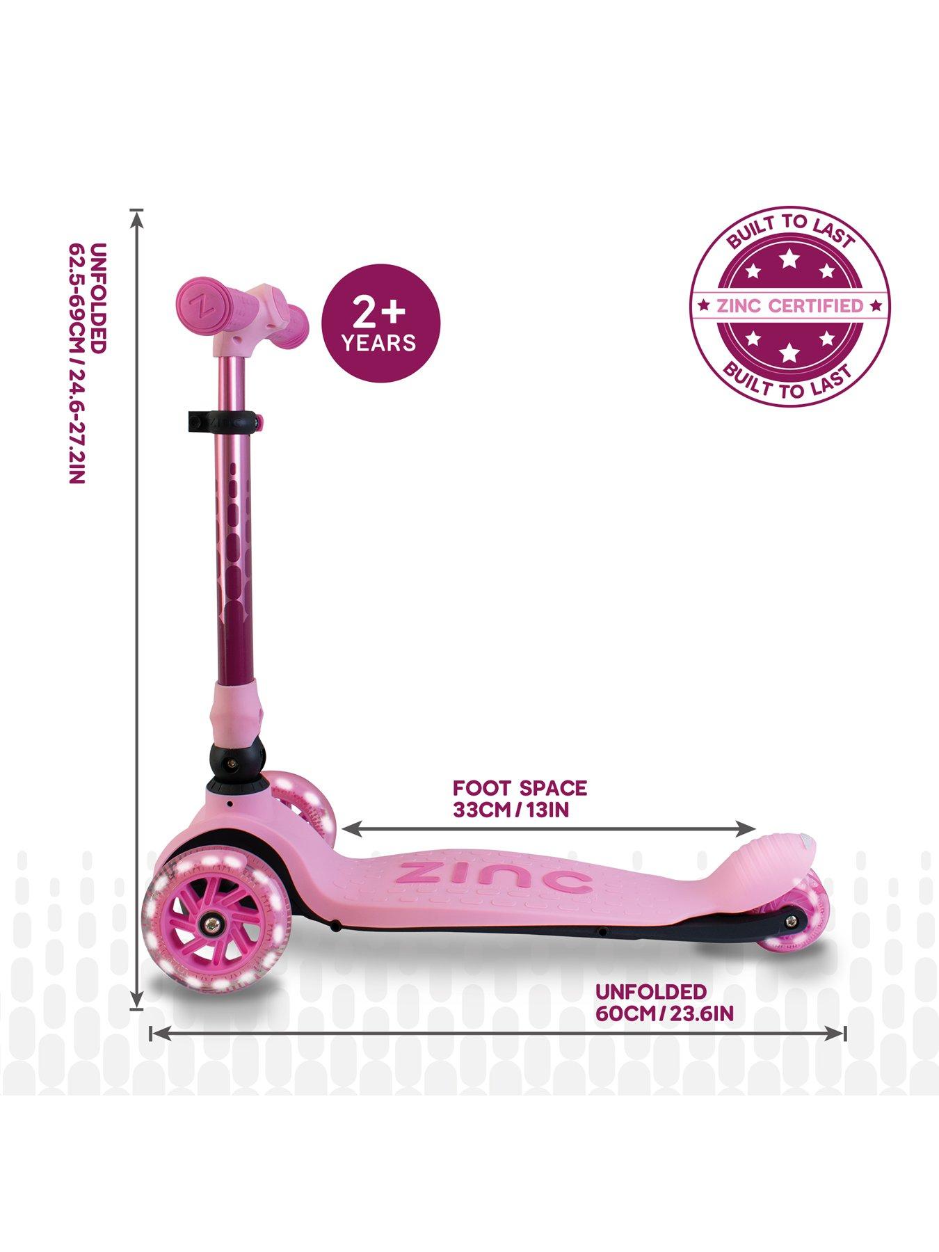 flyte-hy-pronbspzinc-three-wheeled-folding-flyte-scooter-ruby-pinkback