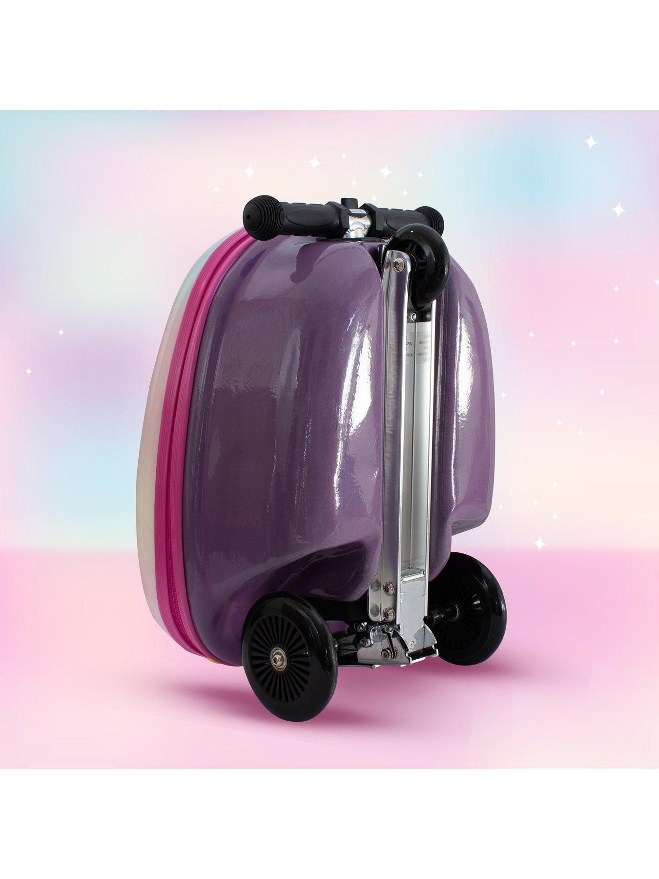 Image 3 of 8 of Flyte Midi 18 Inch Luna the Unicorn Scooter Suitcase