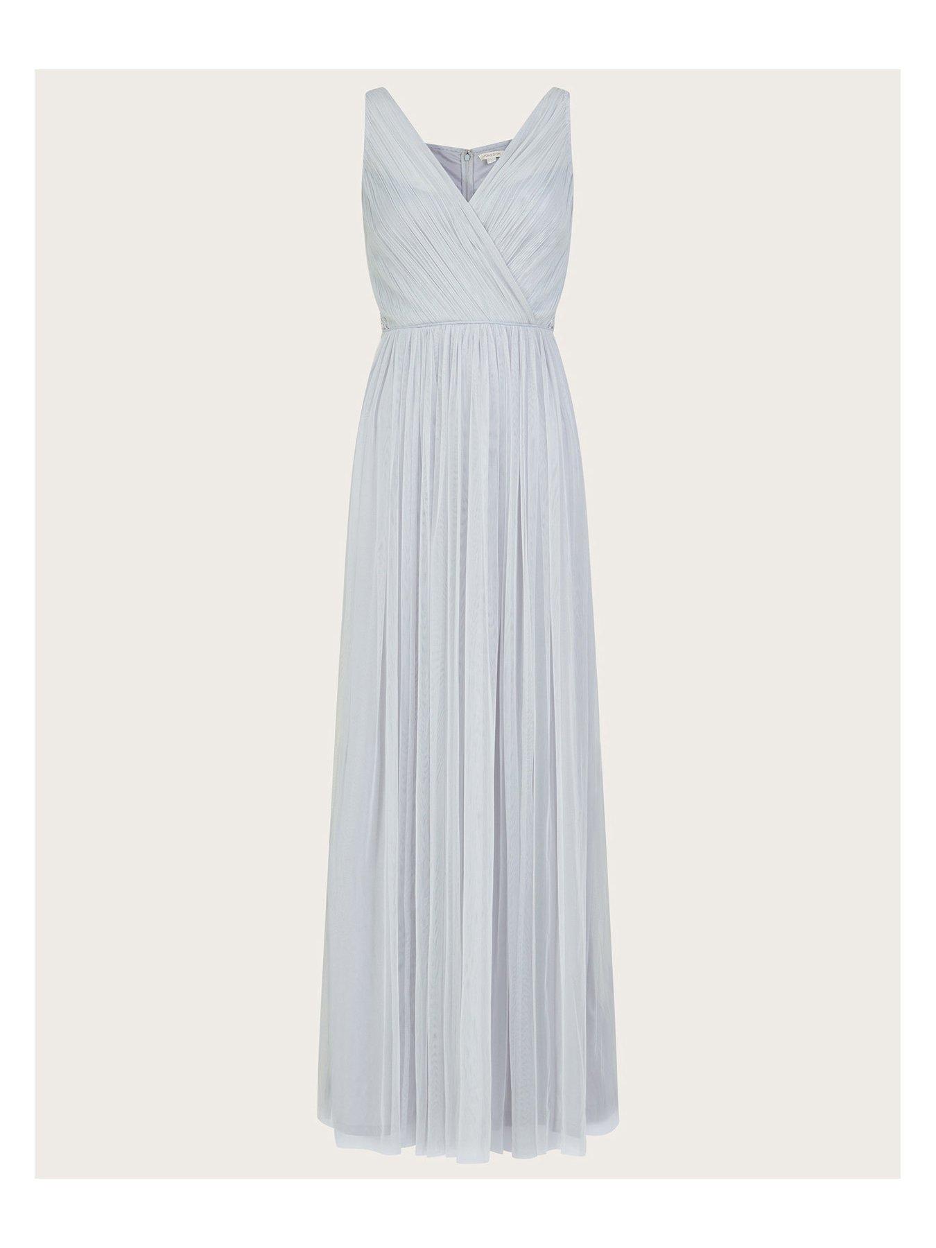 Monsoon silver outlet bridesmaid dress