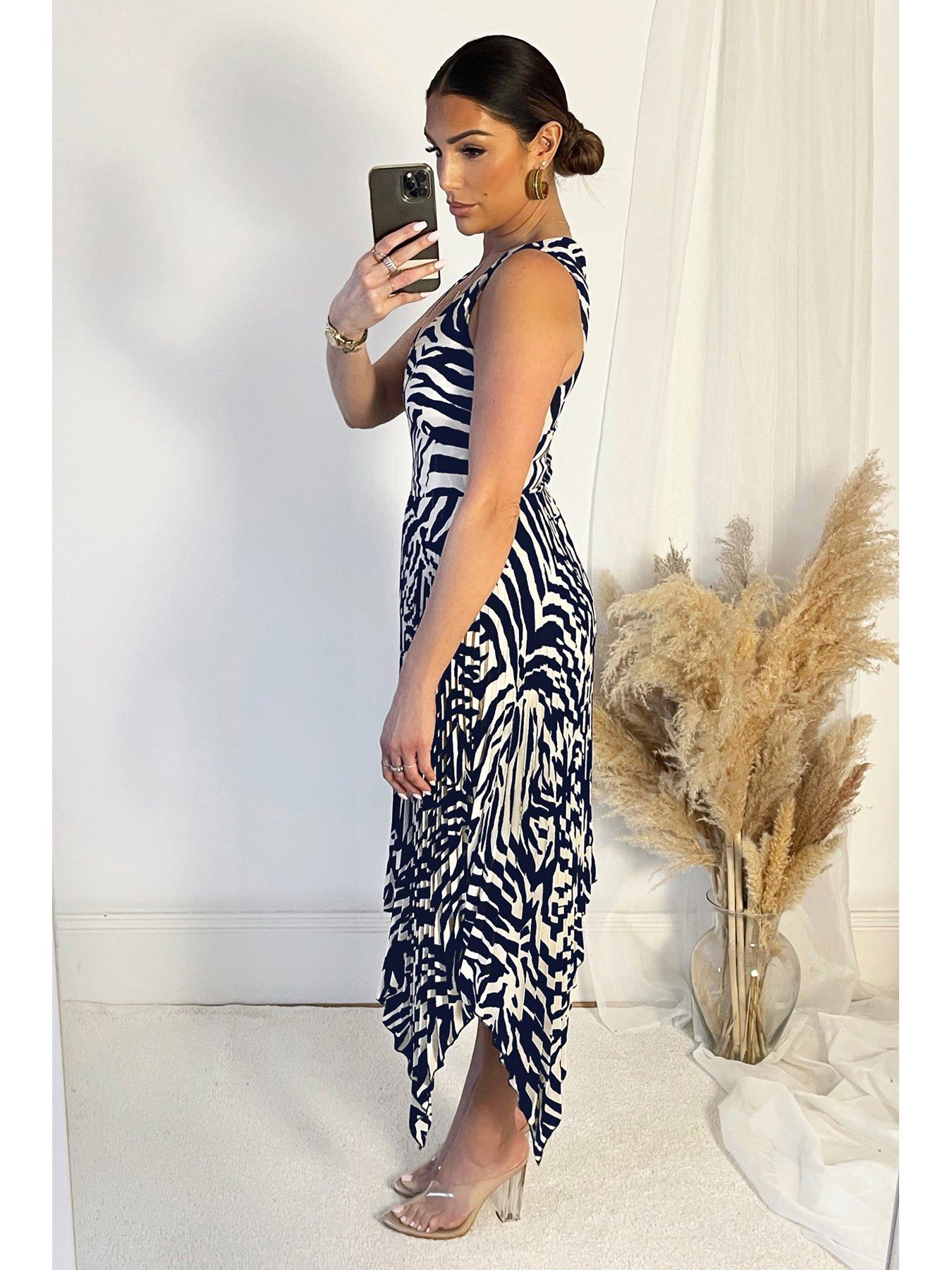 Ax paris navy maxi cheap dress