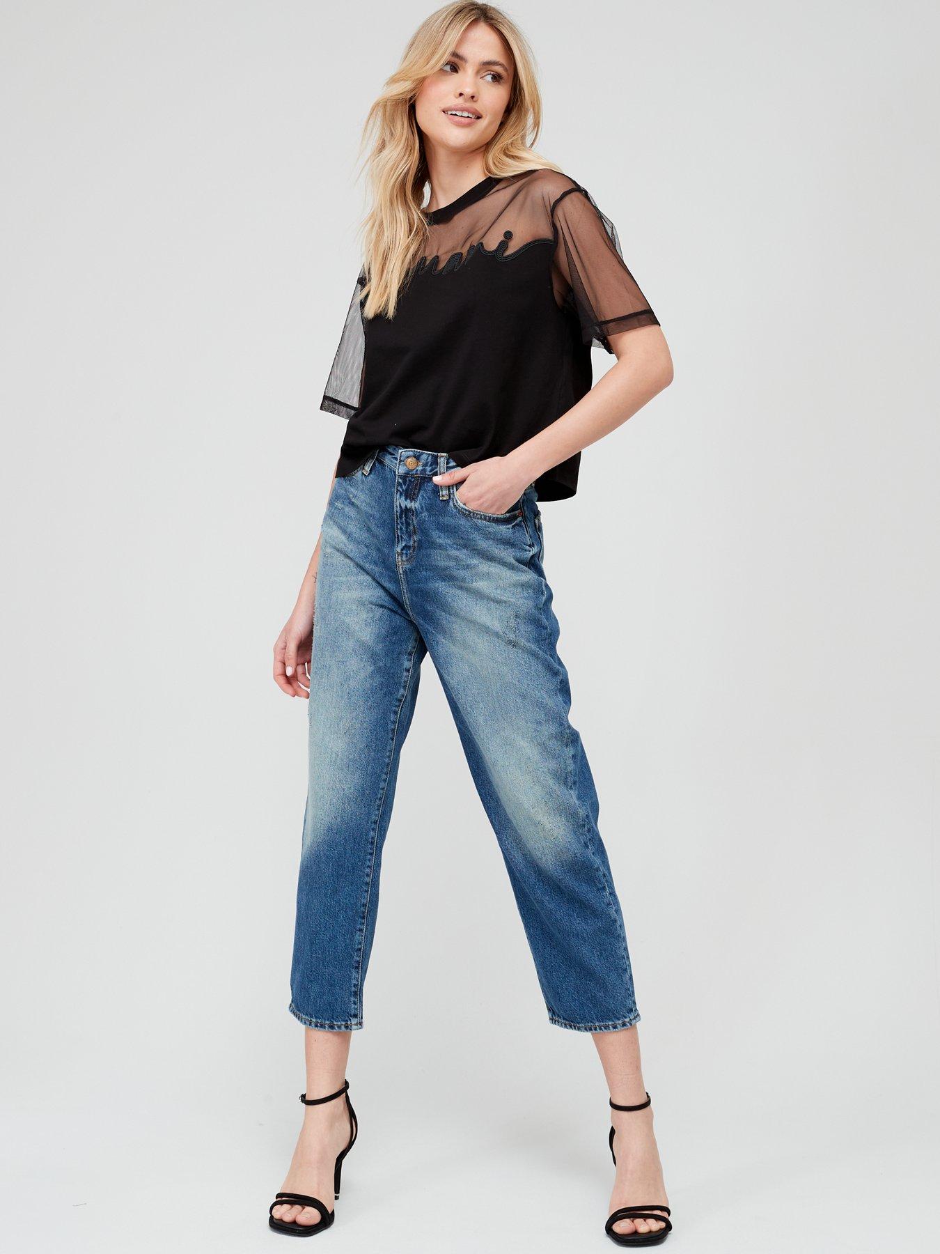 Armani mom jeans hot sale