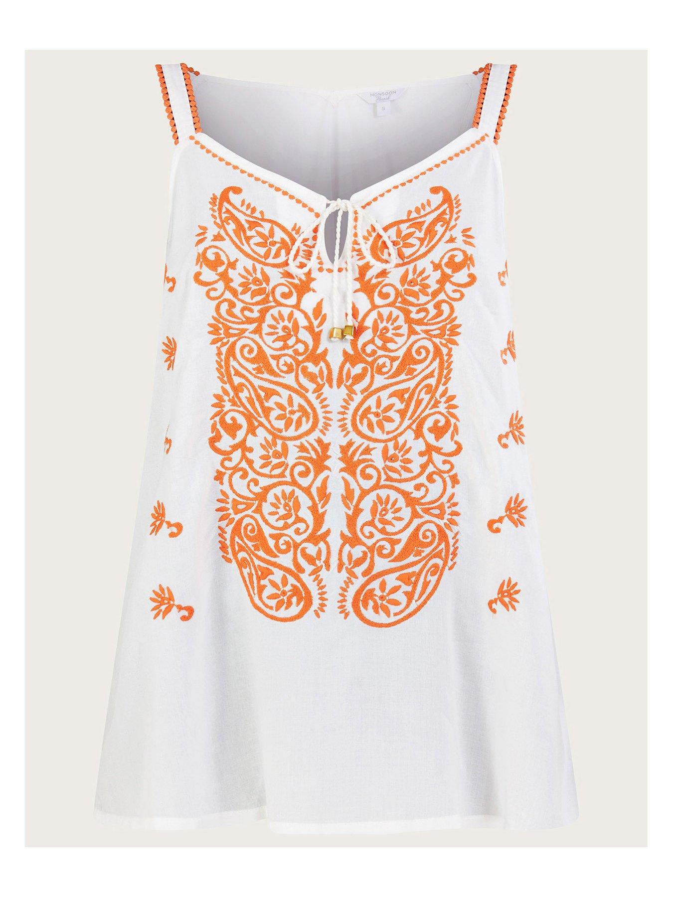 Floral Embroidered Cami Top, Monsoon