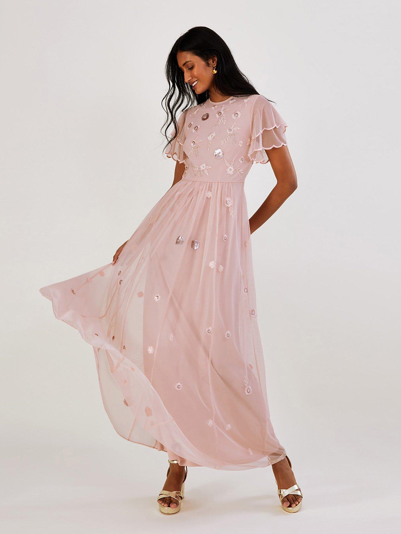 Monsoon pink 2025 bridesmaid dress