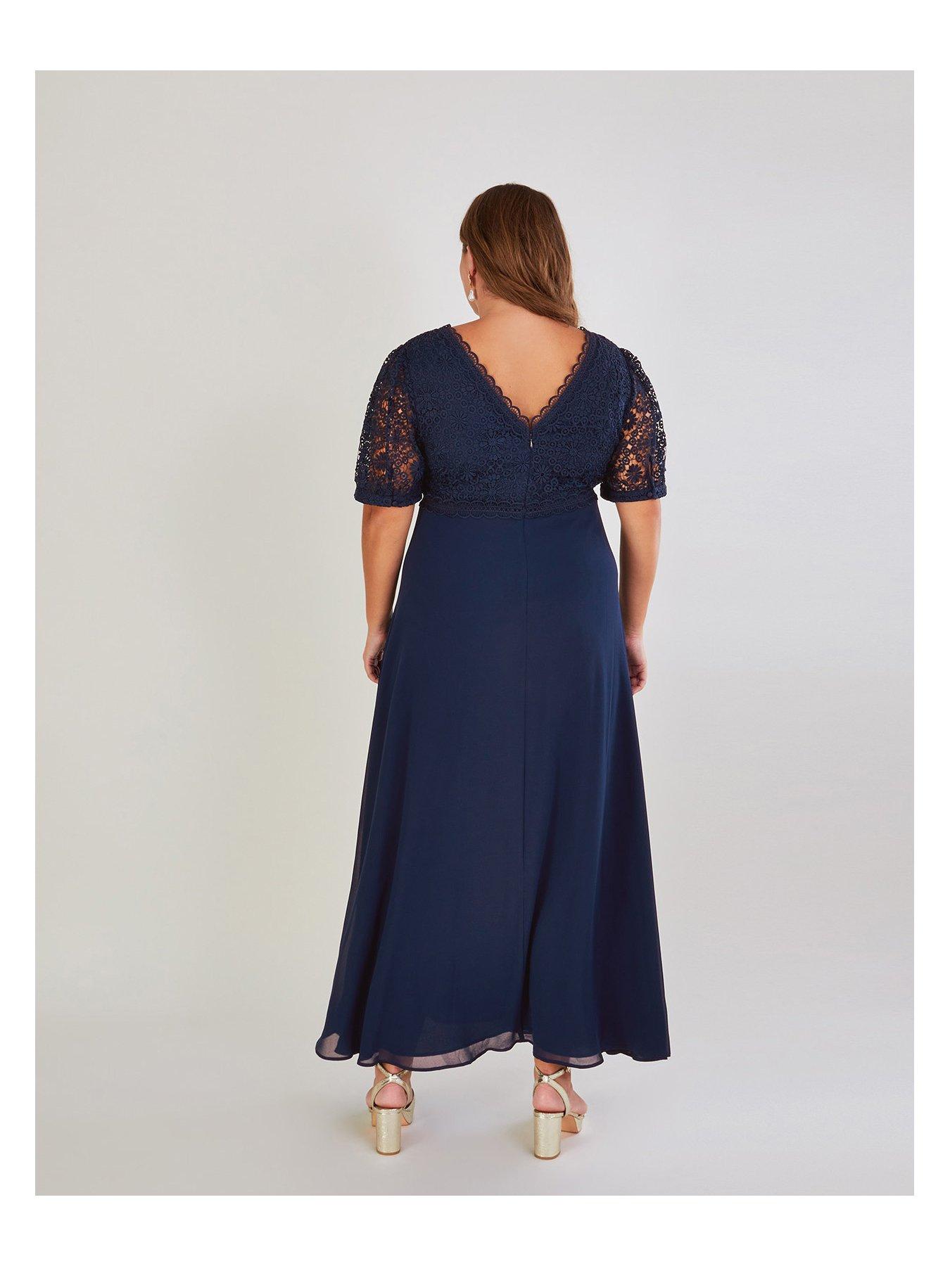 Image 2 of 6 of Monsoon Lilibet Lace Maxi Bridesmaid Dress