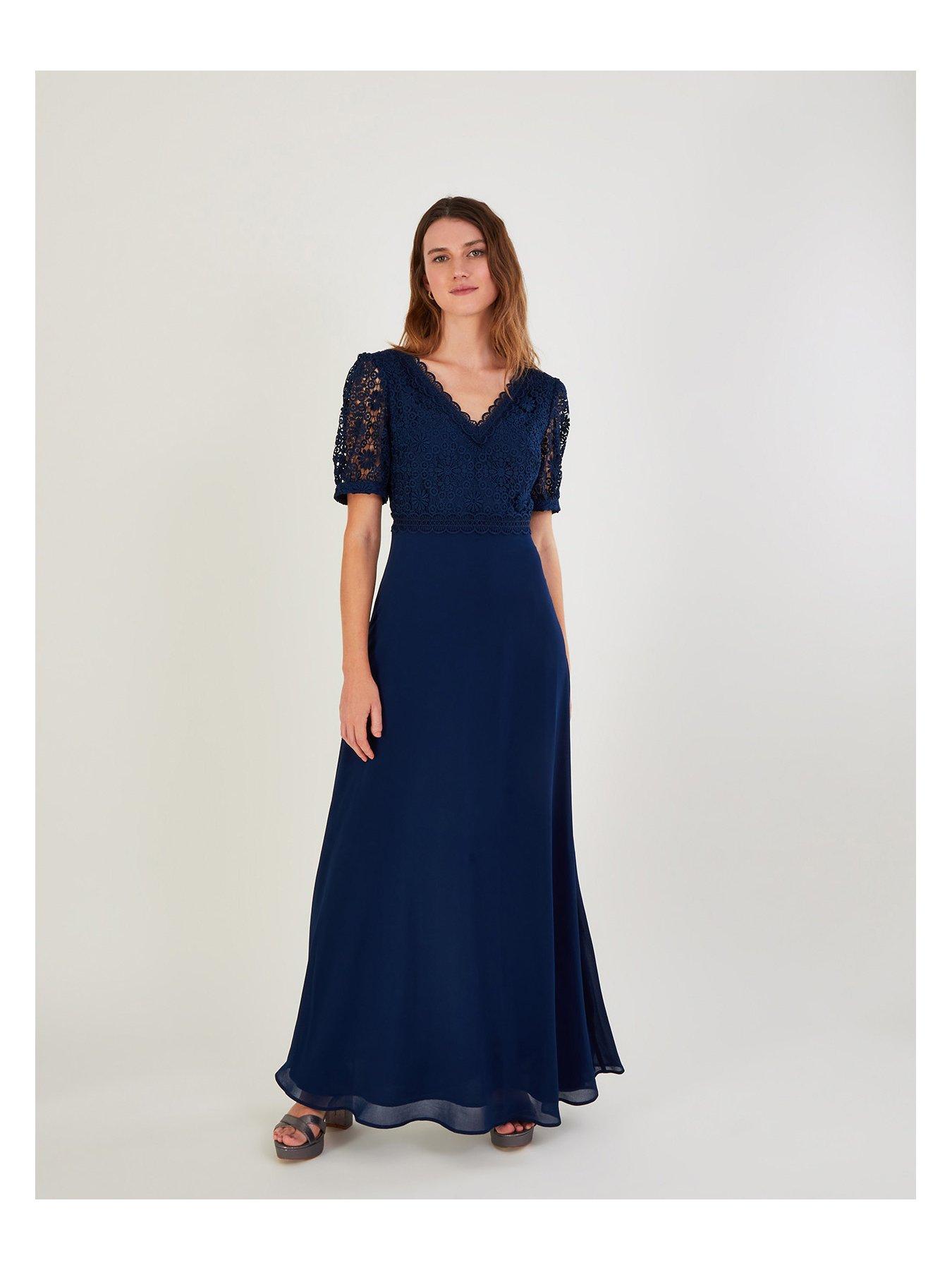 Image 5 of 6 of Monsoon Lilibet Lace Maxi Bridesmaid Dress