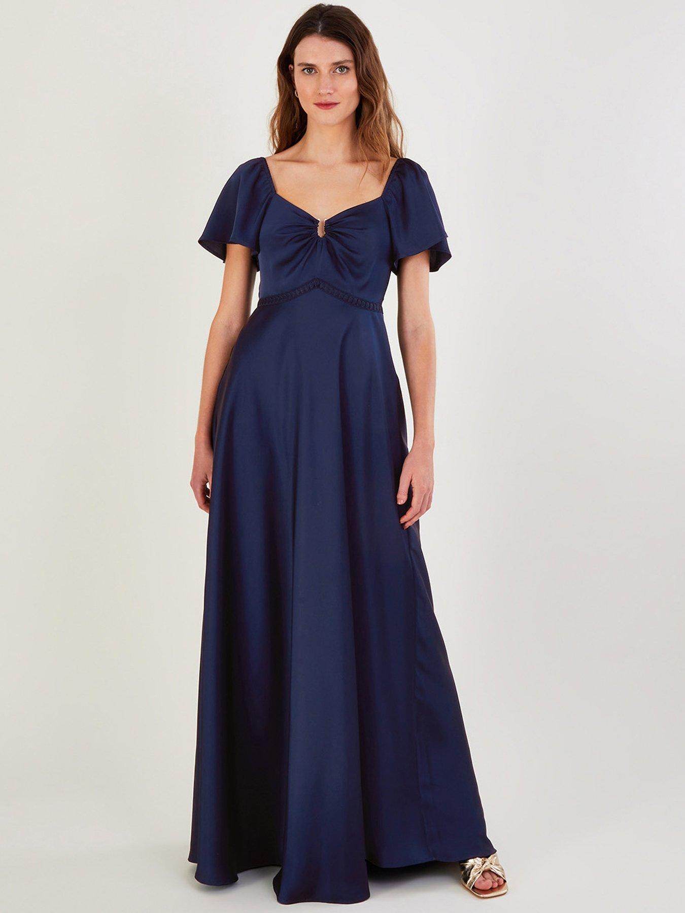 Monsoon blue bridesmaid clearance dress