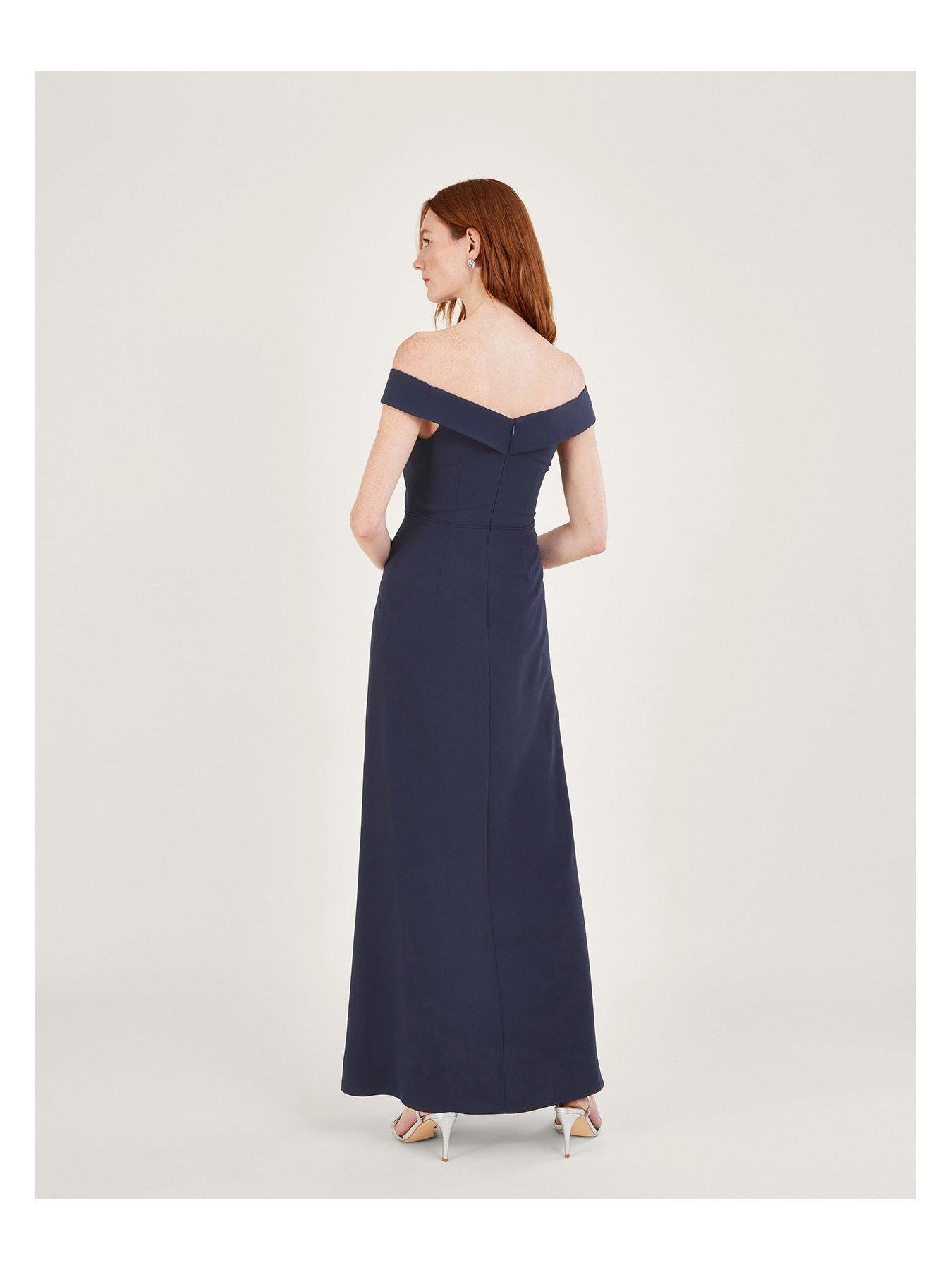 Monsoon navy shop bridesmaid dress