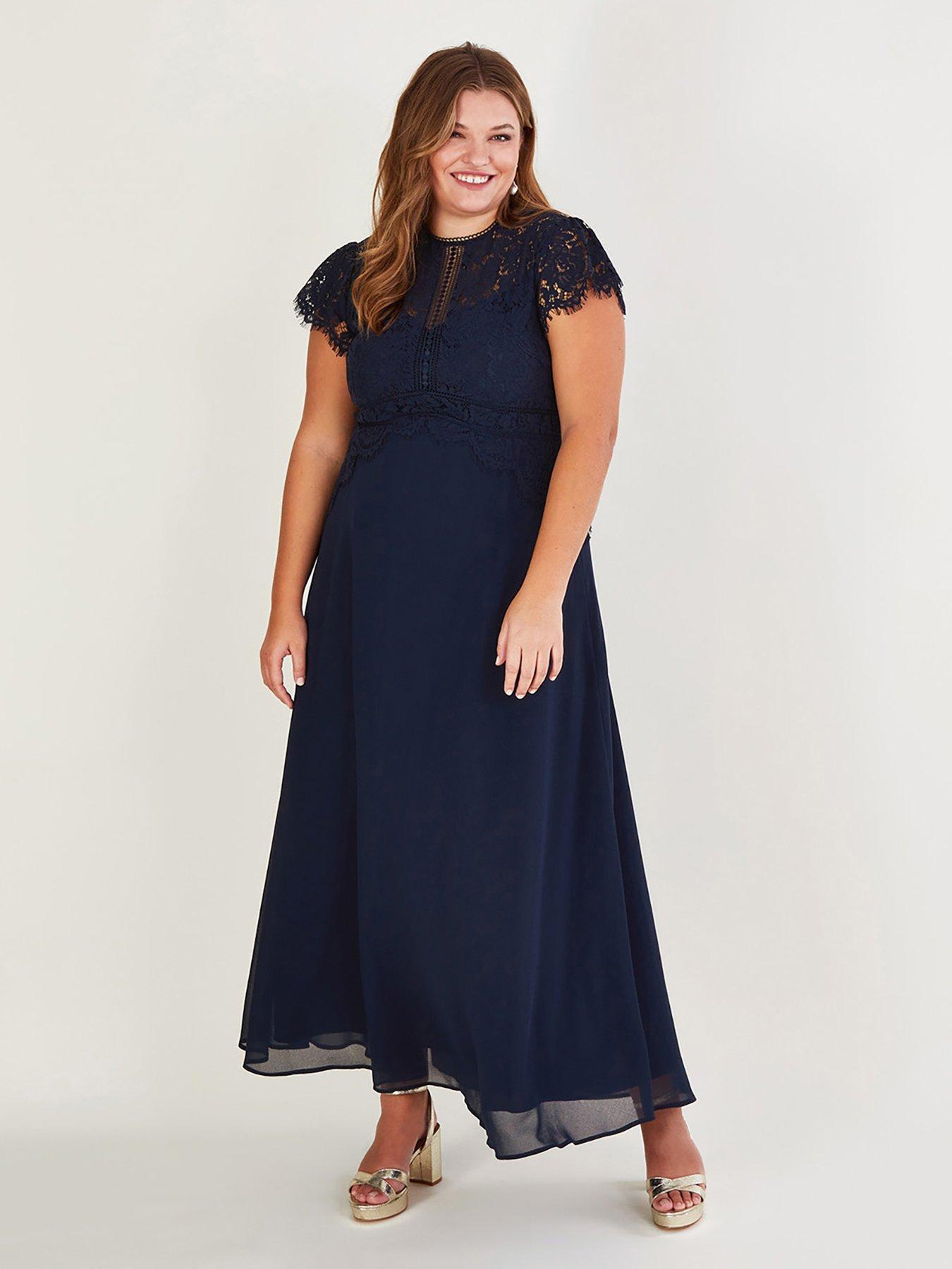 Image 3 of 6 of Monsoon Louise Lace Maxi Bridesmaid Dress